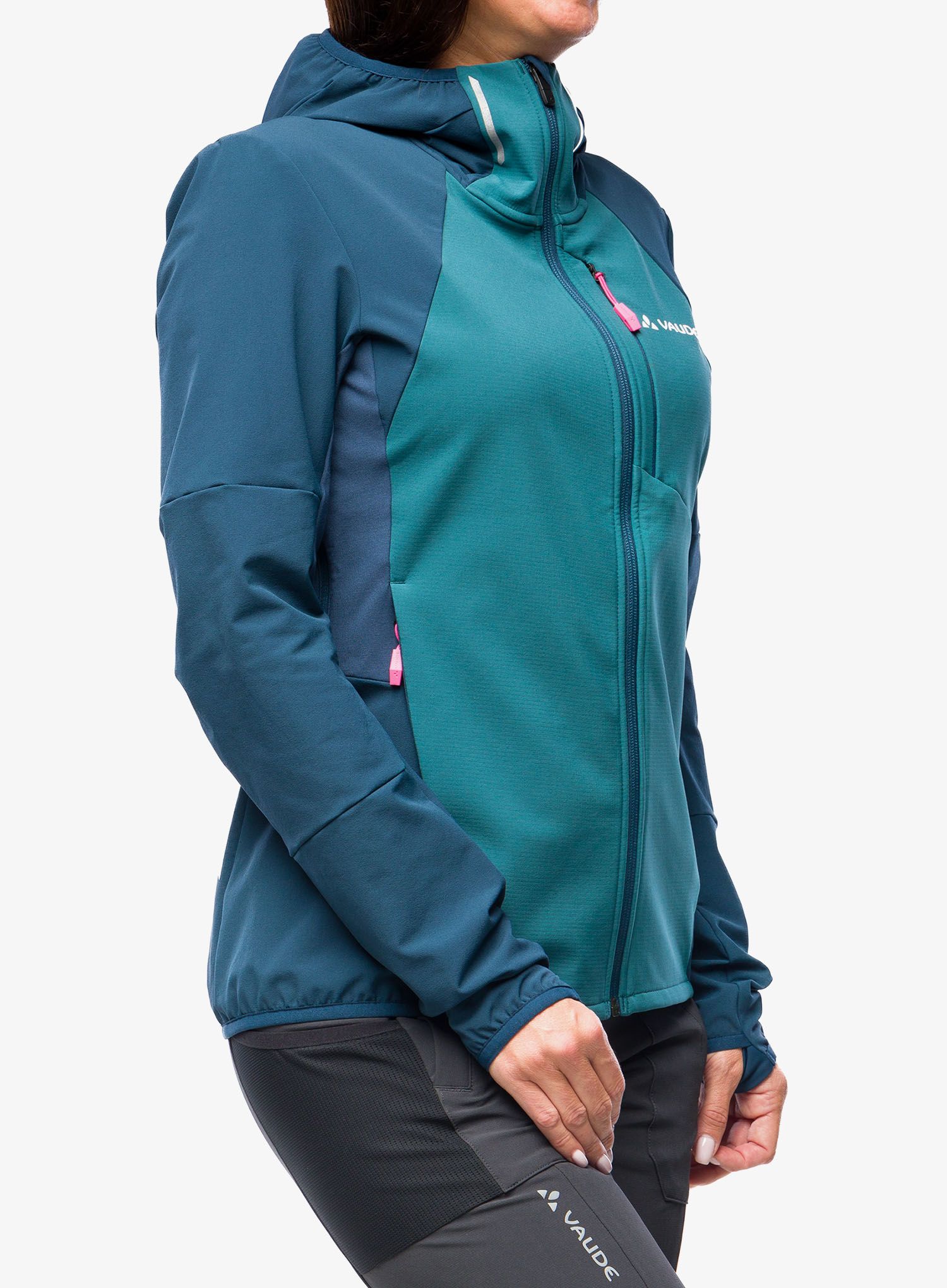 Ženska softshell jakna Vaude Larice Jacket IV - mallard green