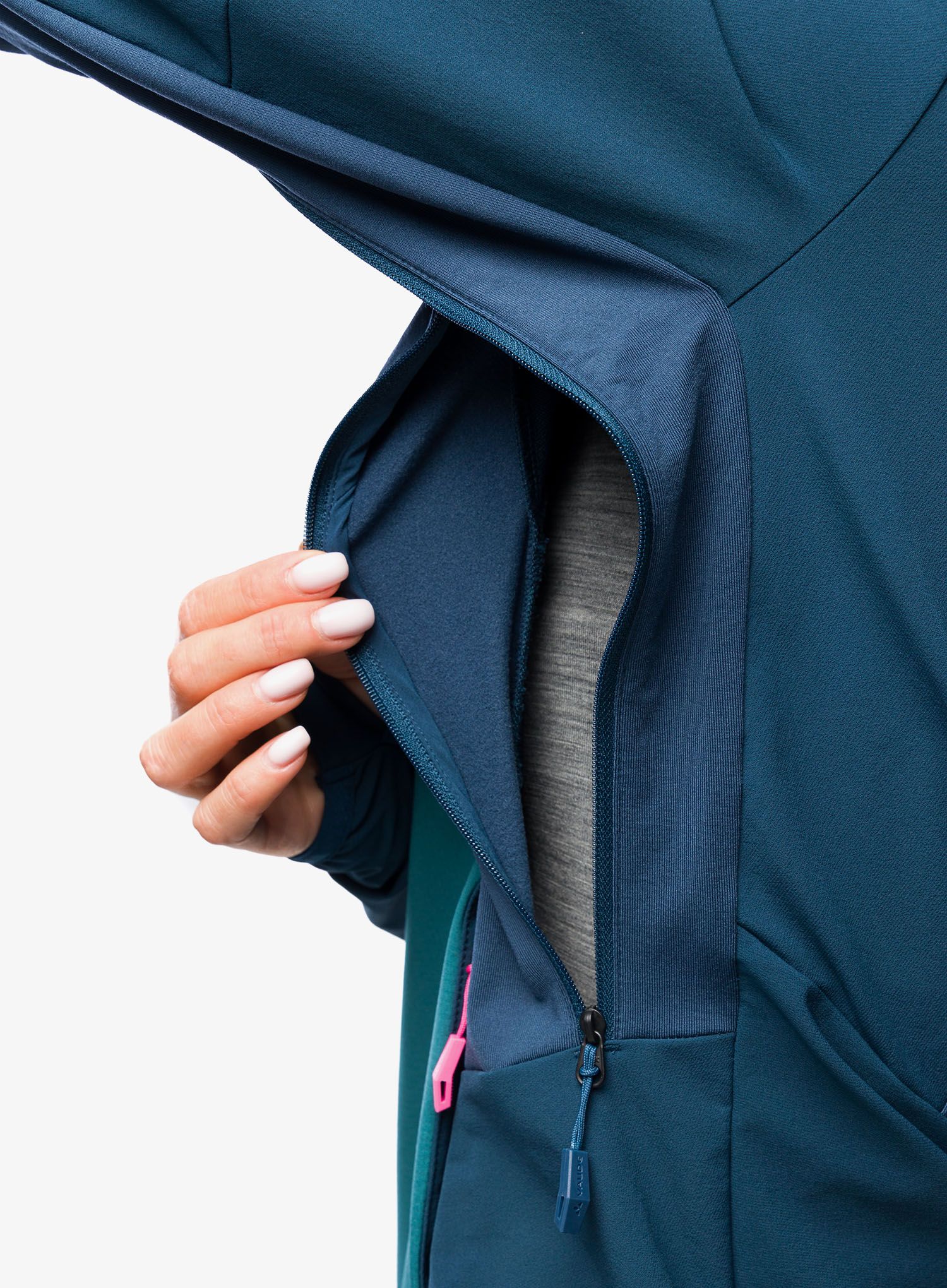 Ženska softshell jakna Vaude Larice Jacket IV - mallard green