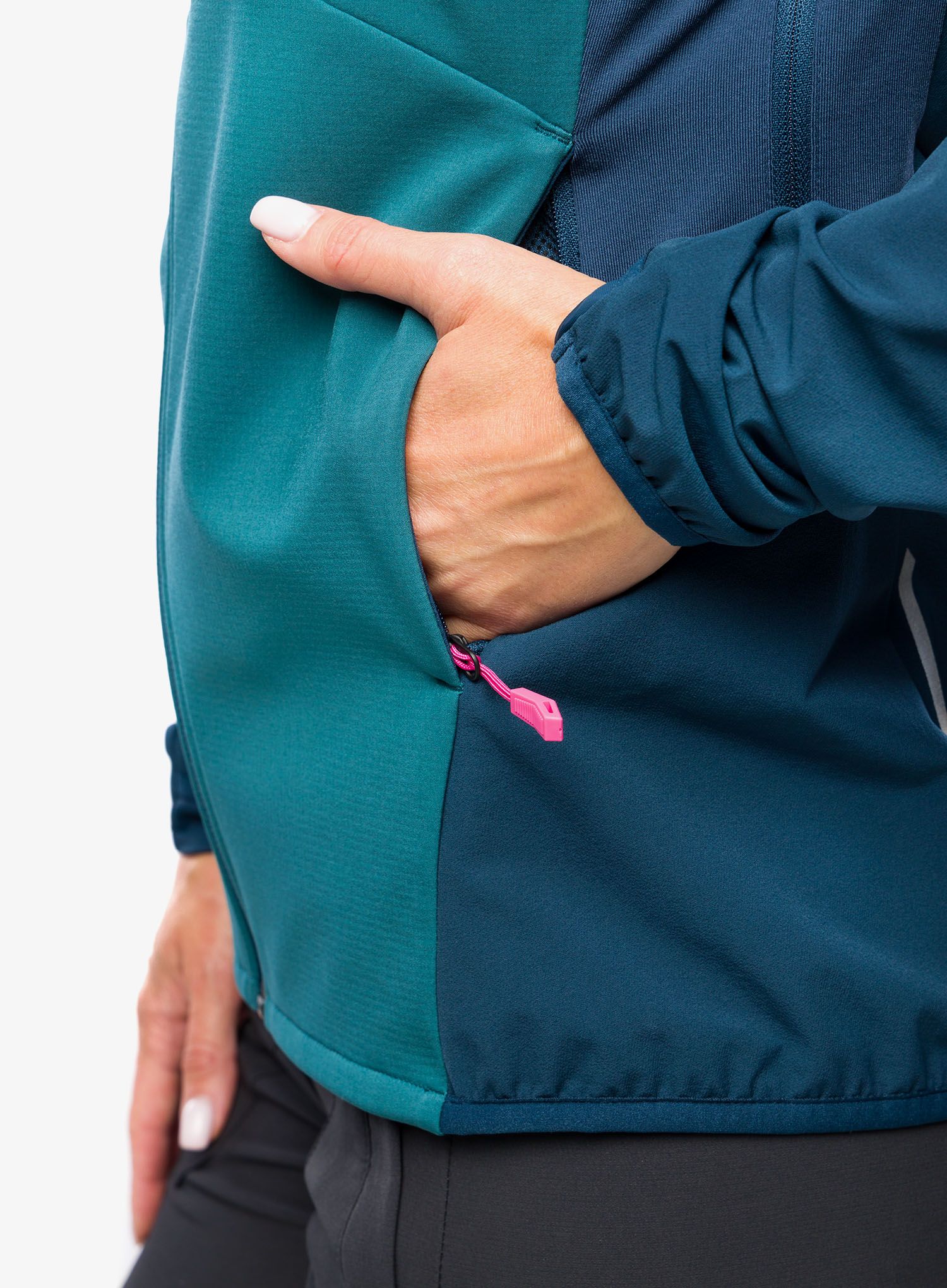 Ženska softshell jakna Vaude Larice Jacket IV - mallard green