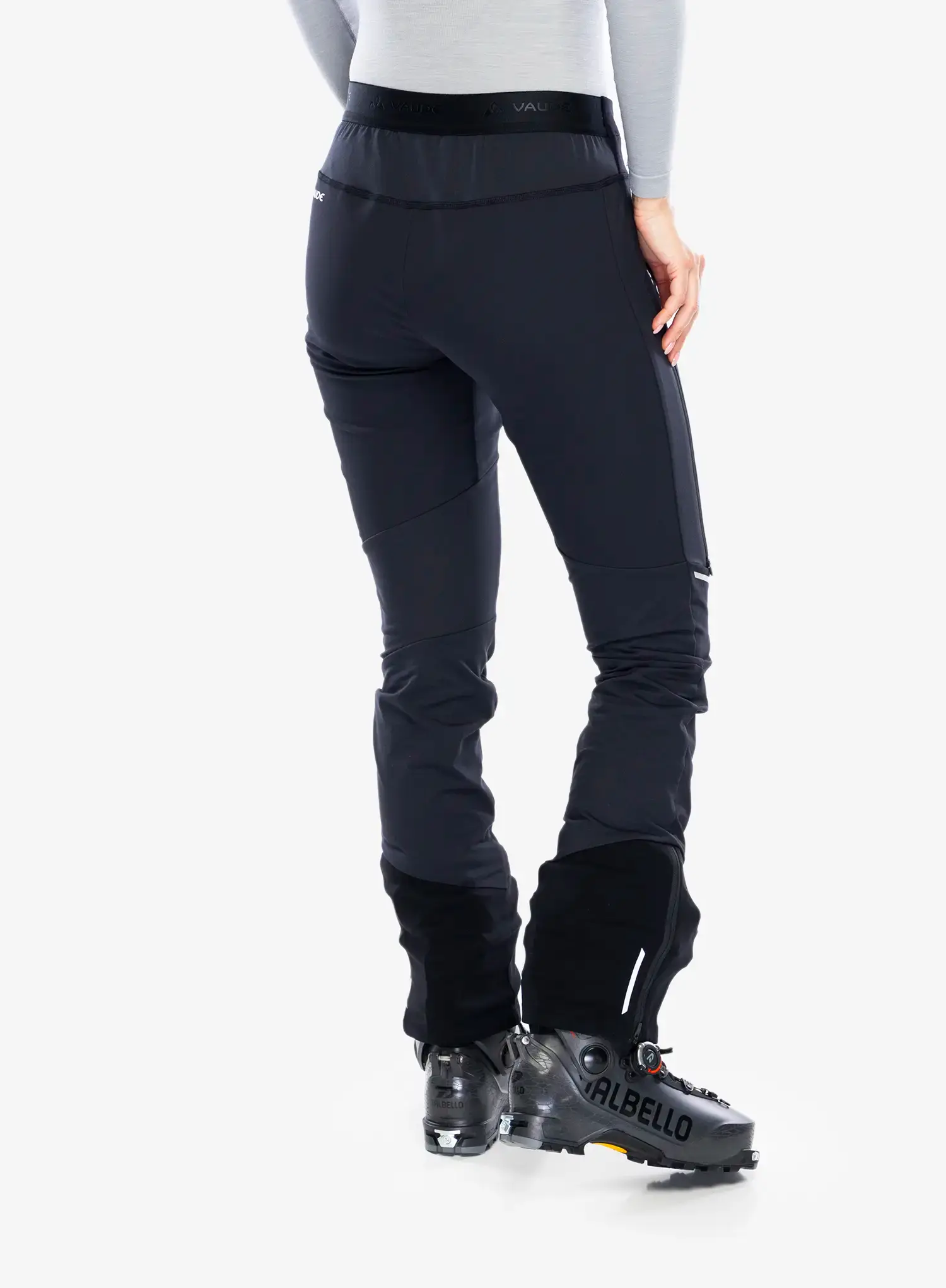 Ženske softshell hlače Vaude Larice Light Pants III - black