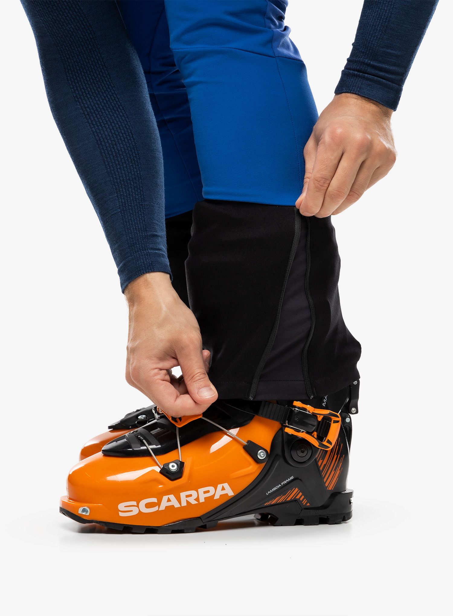 Softshell hlače Vaude Larice Light Pants III - royal