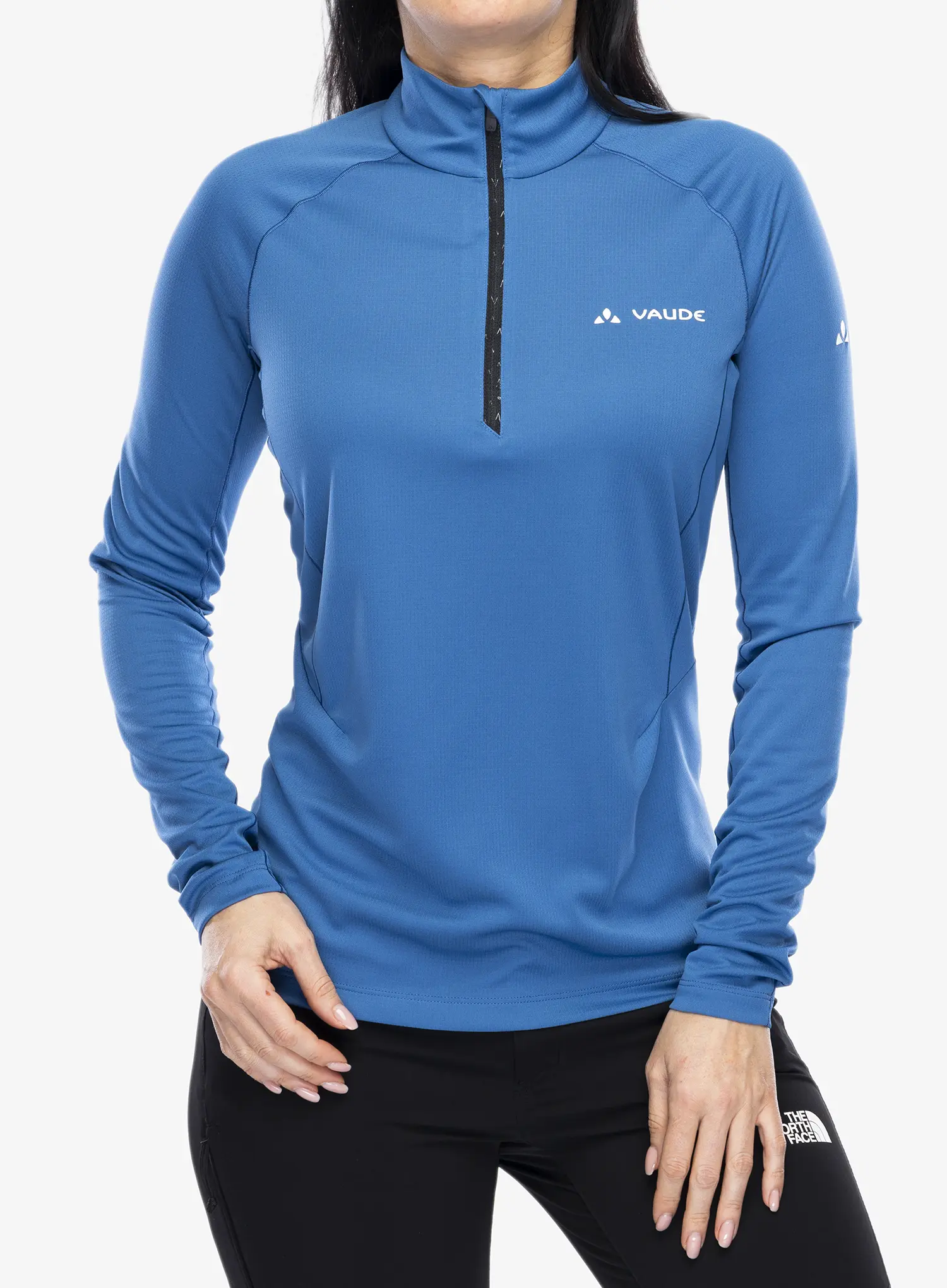 Ženska termo flis jopa Vaude Larice Light Shirt II - ultramarine