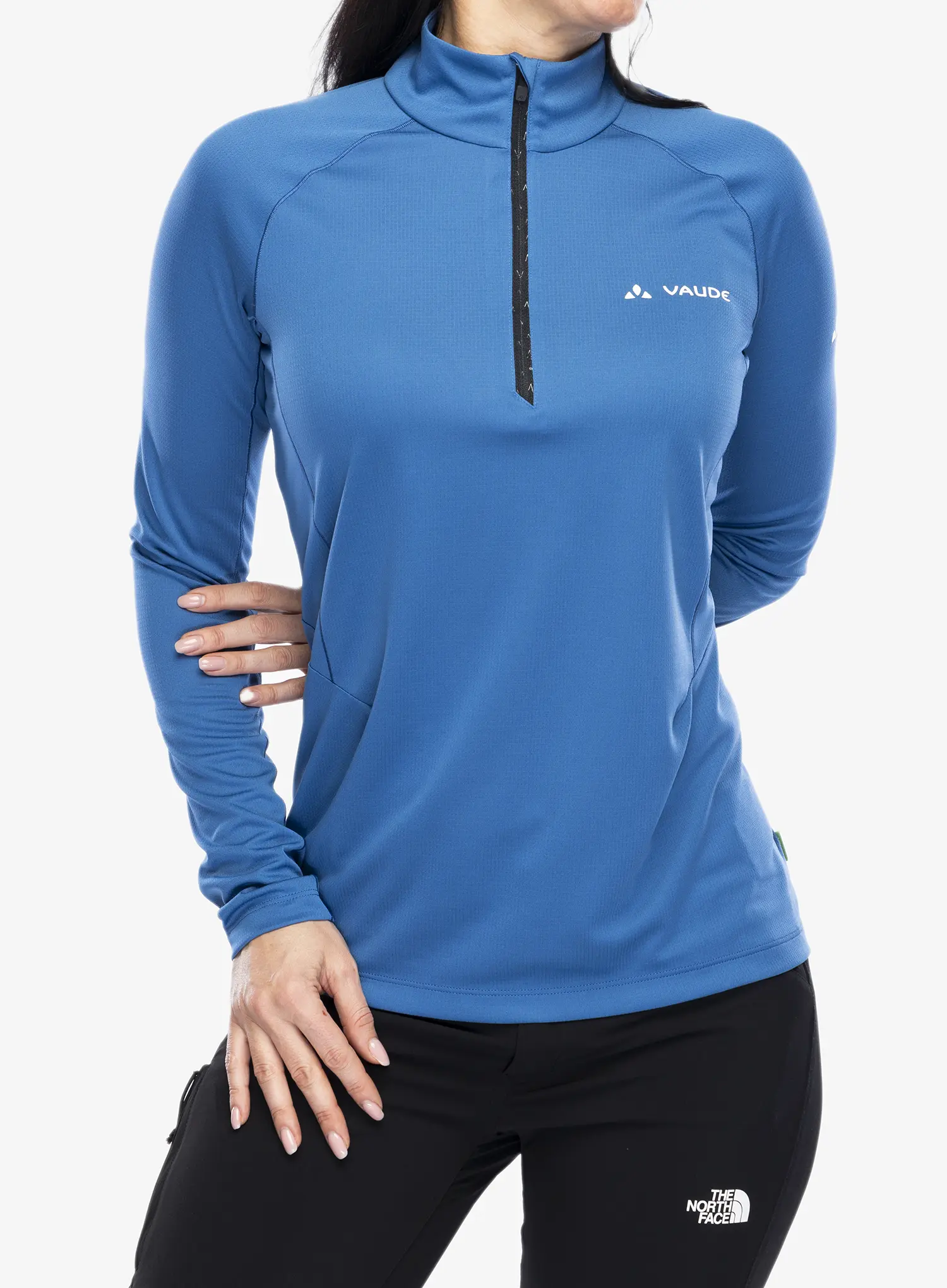 Ženska termo flis jopa Vaude Larice Light Shirt II - ultramarine