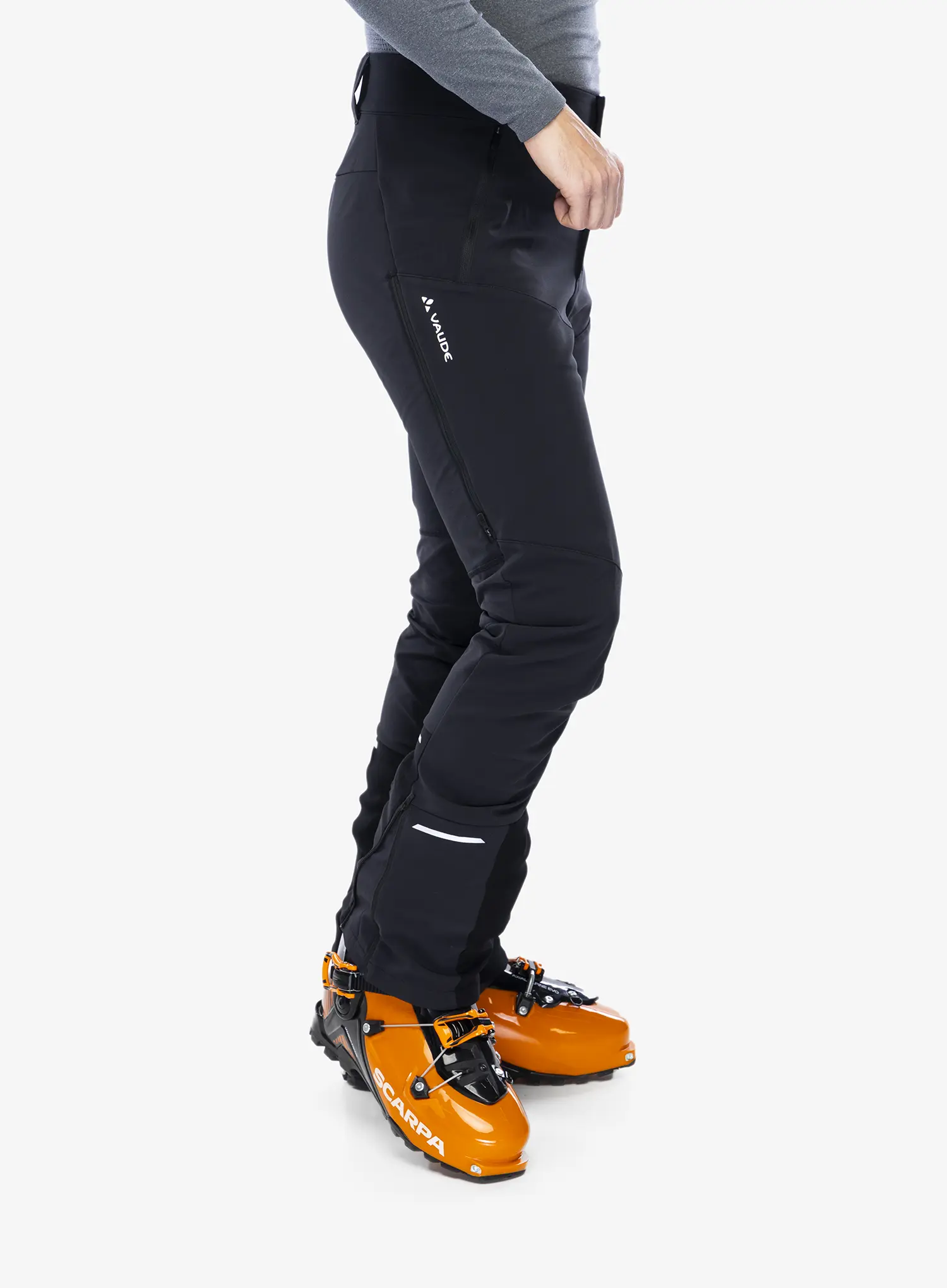 Softshell hlače Vaude Larice Pants IV - black uni