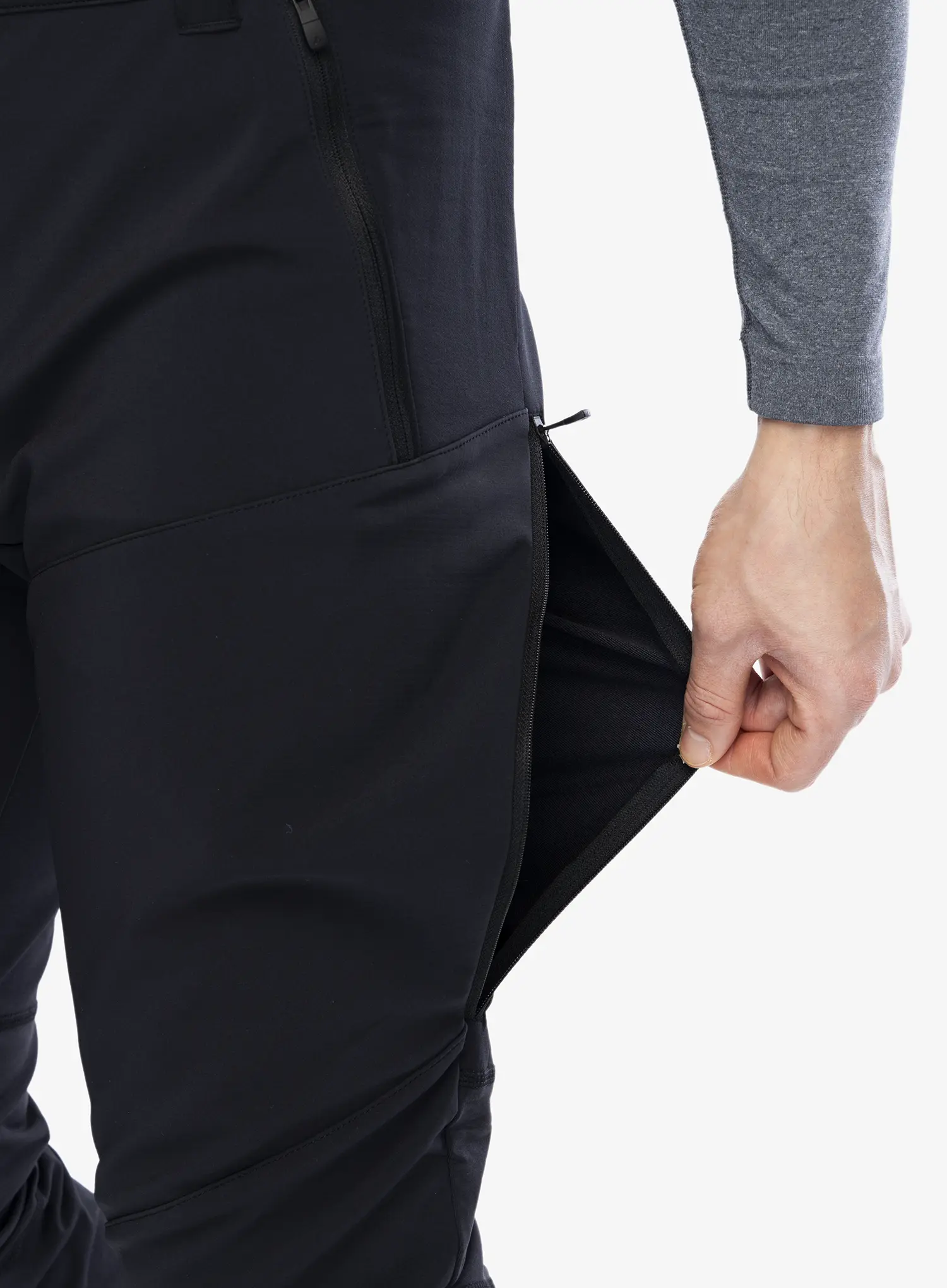 Softshell hlače Vaude Larice Pants IV - black uni