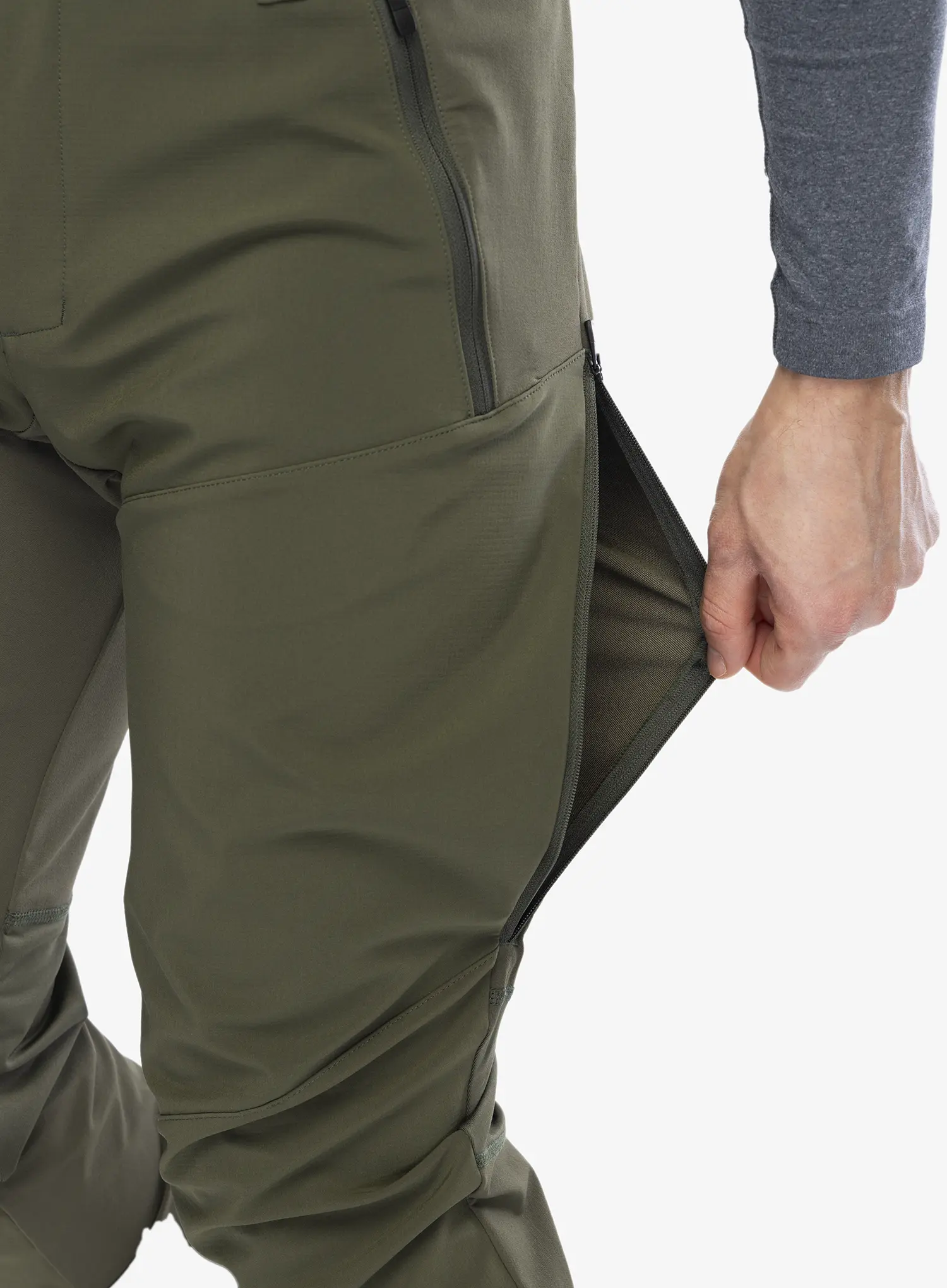 Softshell hlače Vaude Larice Pants IV - khaki