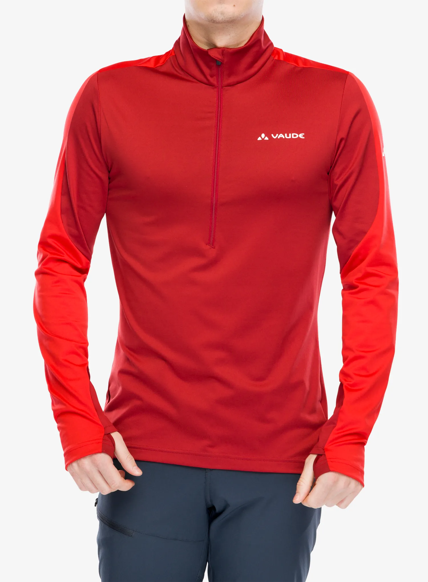 Flis Vaude Livigno Halfzip II - carmine
