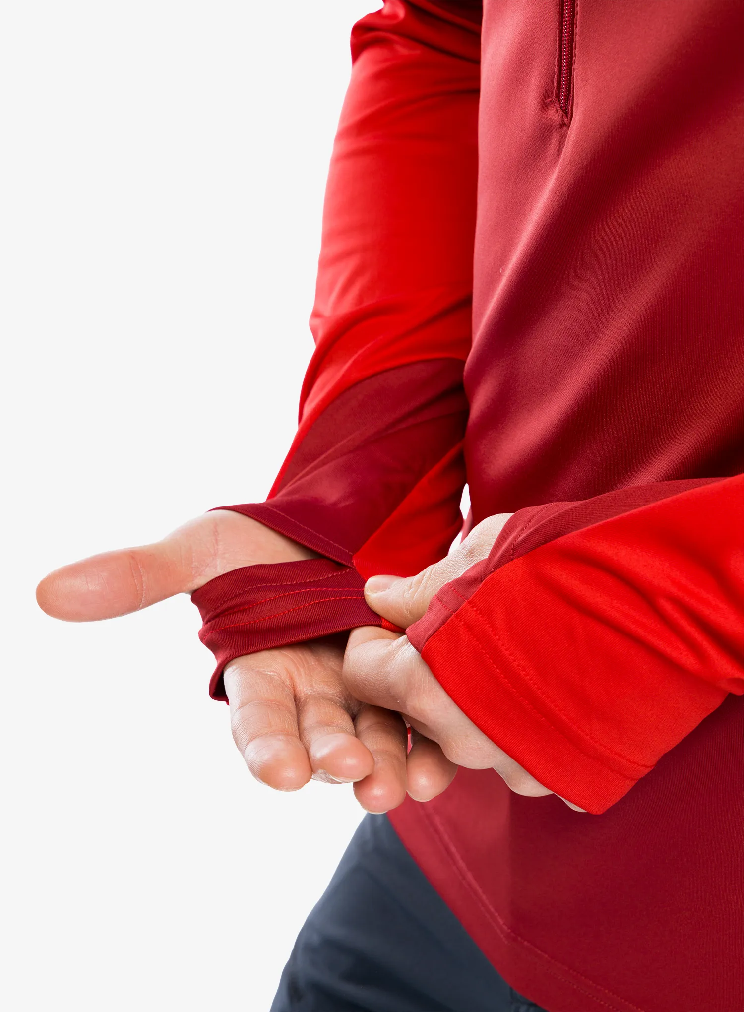 Flis Vaude Livigno Halfzip II - carmine