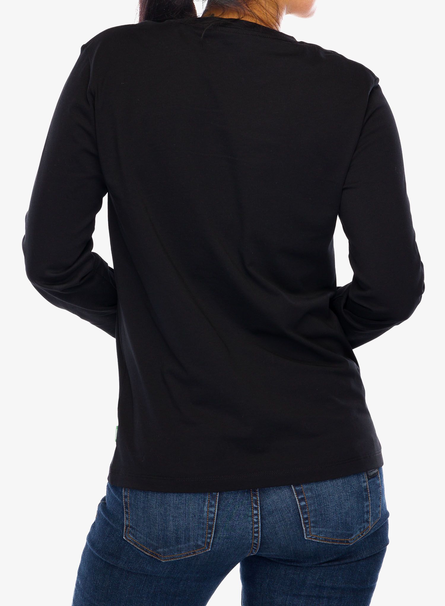 Ženski longsleeve Vaude Logo LS T-Shirt - black