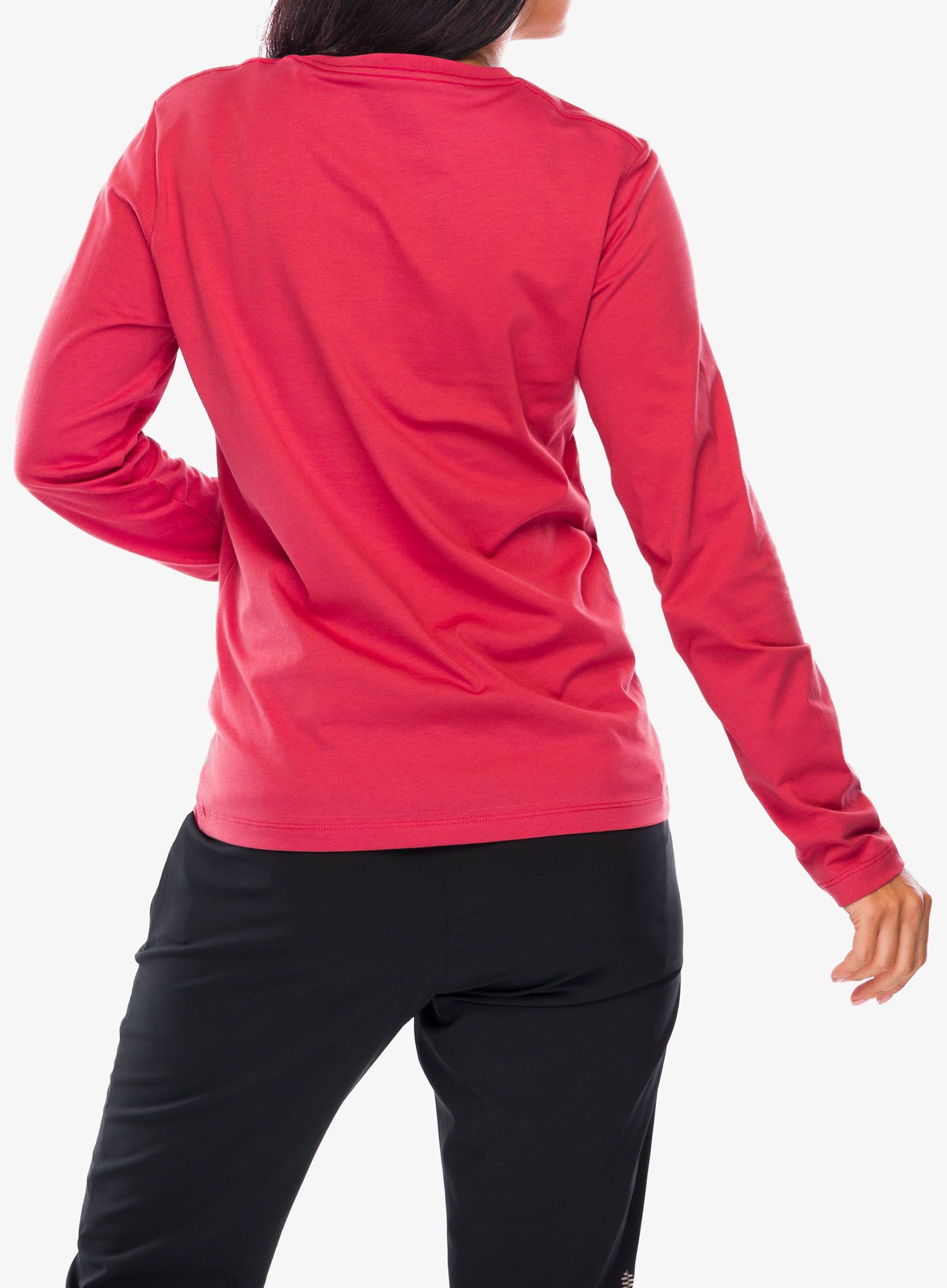 Ženski longsleeve Vaude Logo LS T-Shirt - brick