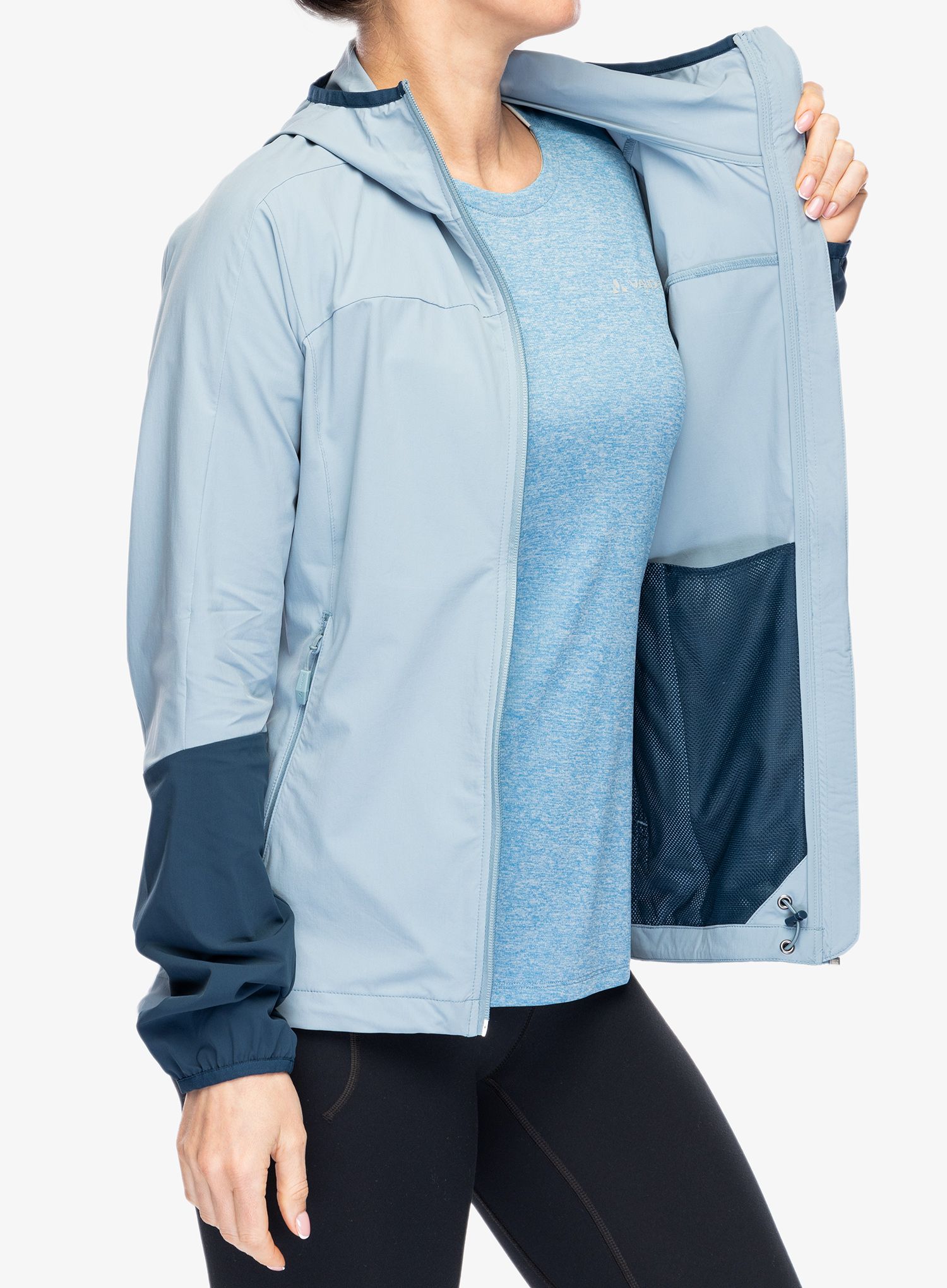Ženska softshell jakna Vaude Moab Jacket IV - nordic blue