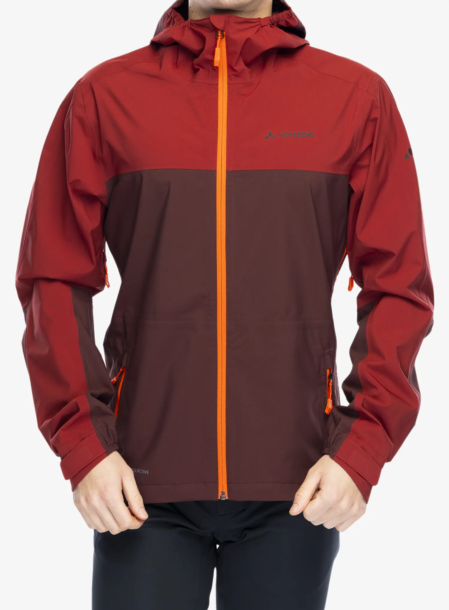 Nepremočljiva jakna Vaude Moab Rain Jacket - dark oak
