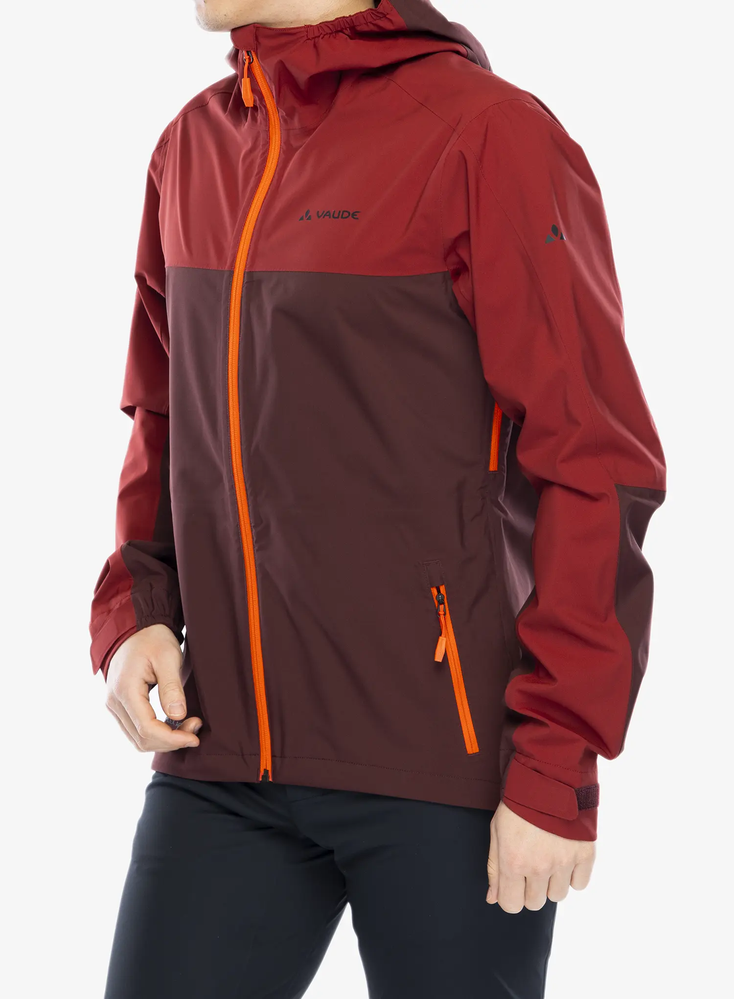Nepremočljiva jakna Vaude Moab Rain Jacket - dark oak