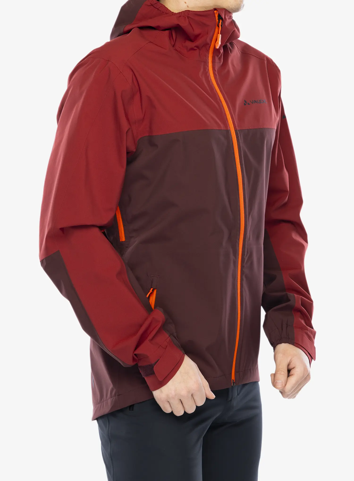 Nepremočljiva jakna Vaude Moab Rain Jacket - dark oak