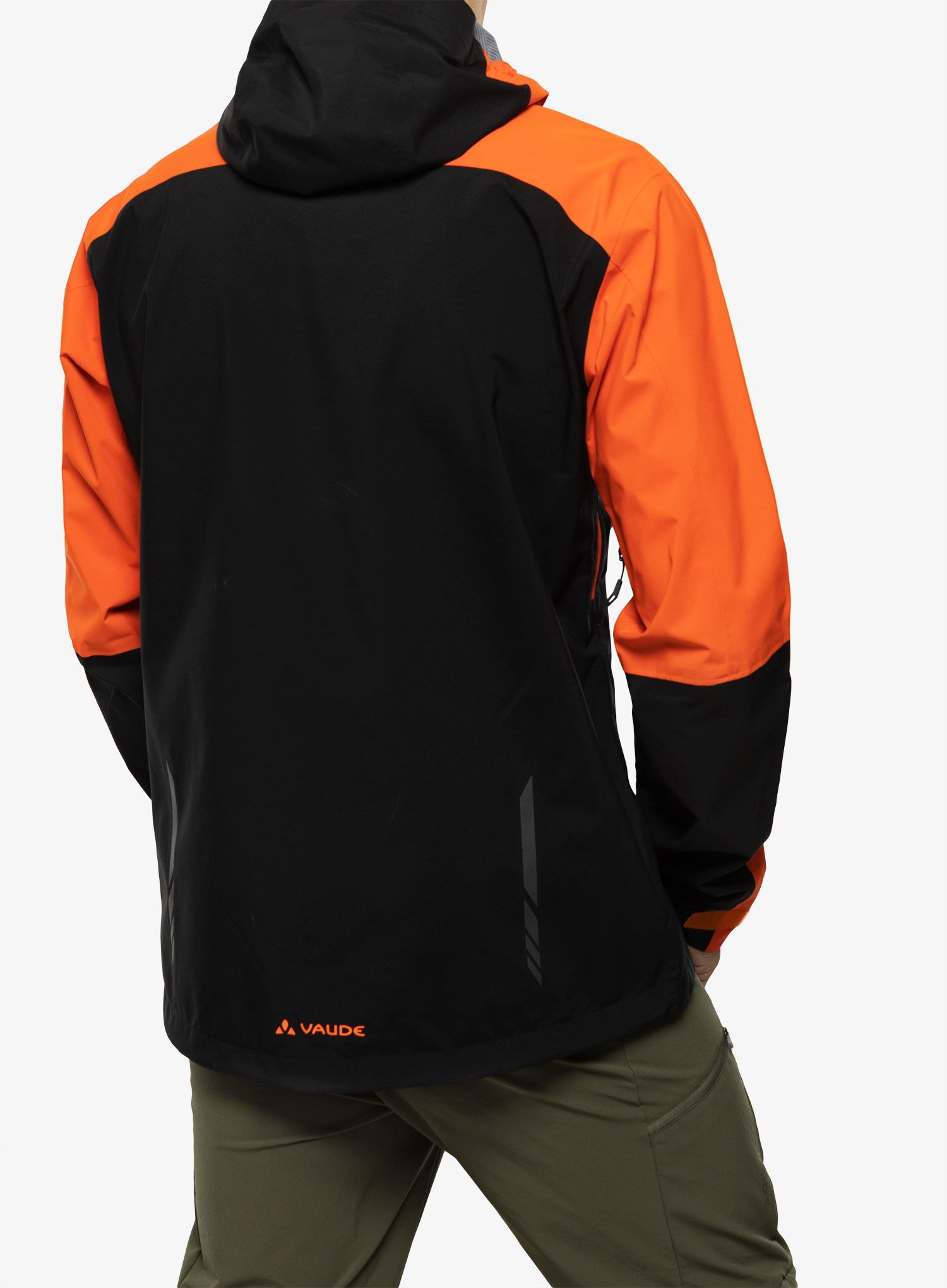 Nepremočljiva jakna Vaude Moab Rain Jacket - glowing red