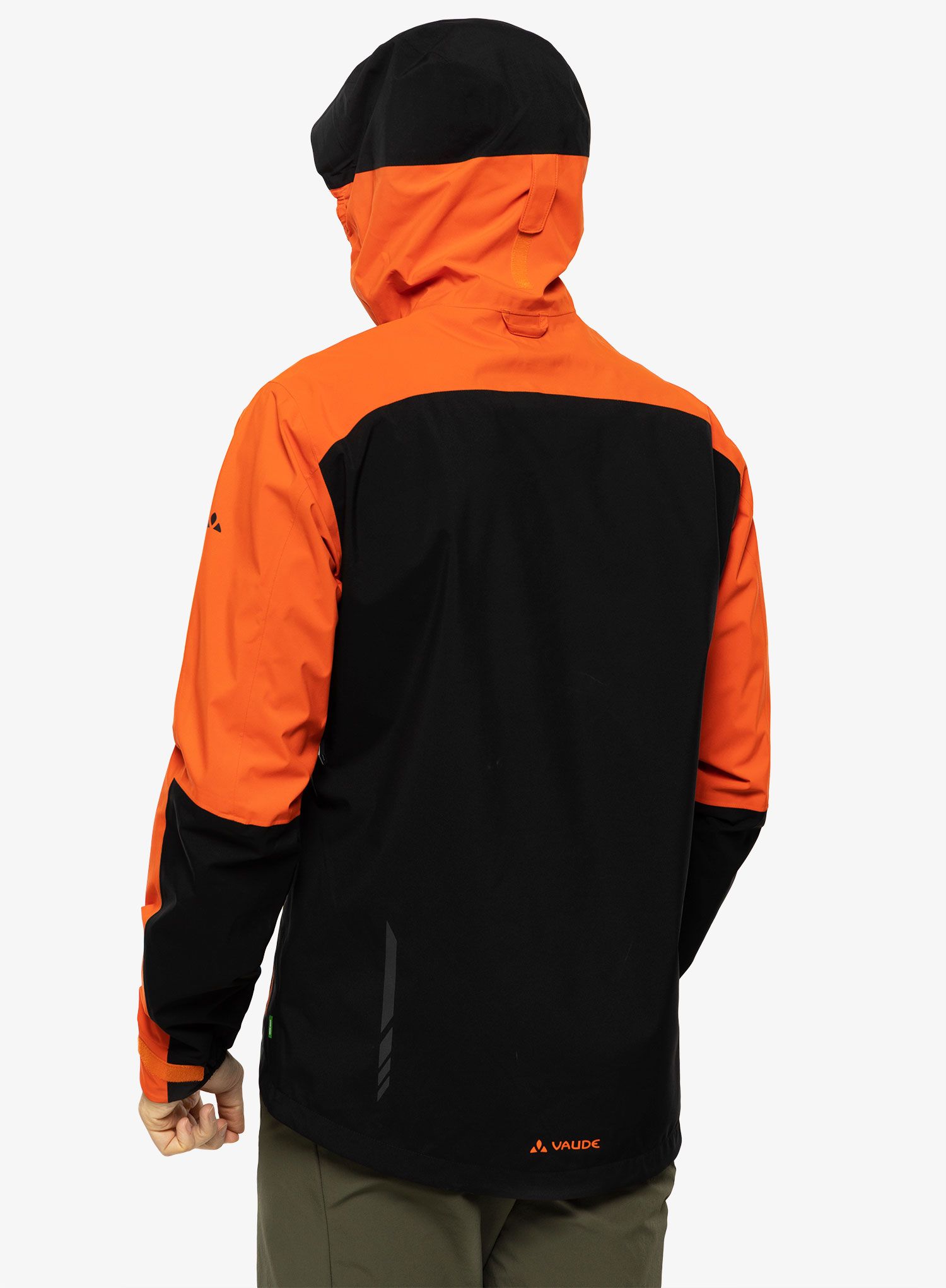 Nepremočljiva jakna Vaude Moab Rain Jacket - glowing red