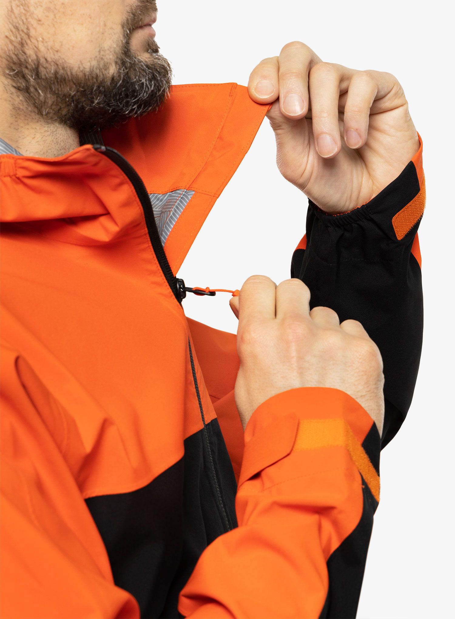 Nepremočljiva jakna Vaude Moab Rain Jacket - glowing red