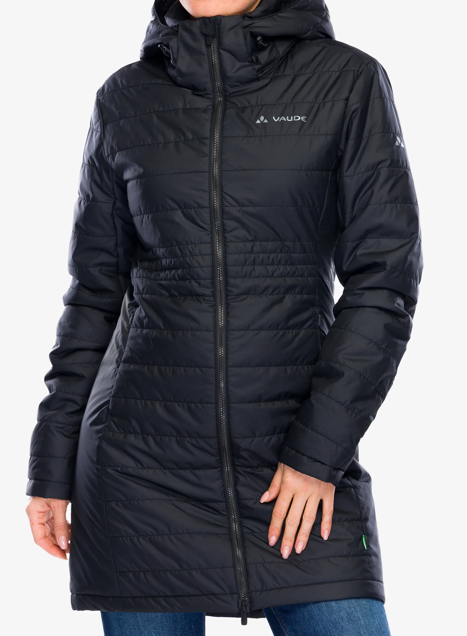 Puhast plašč Vaude Moena Insulation Parka - black