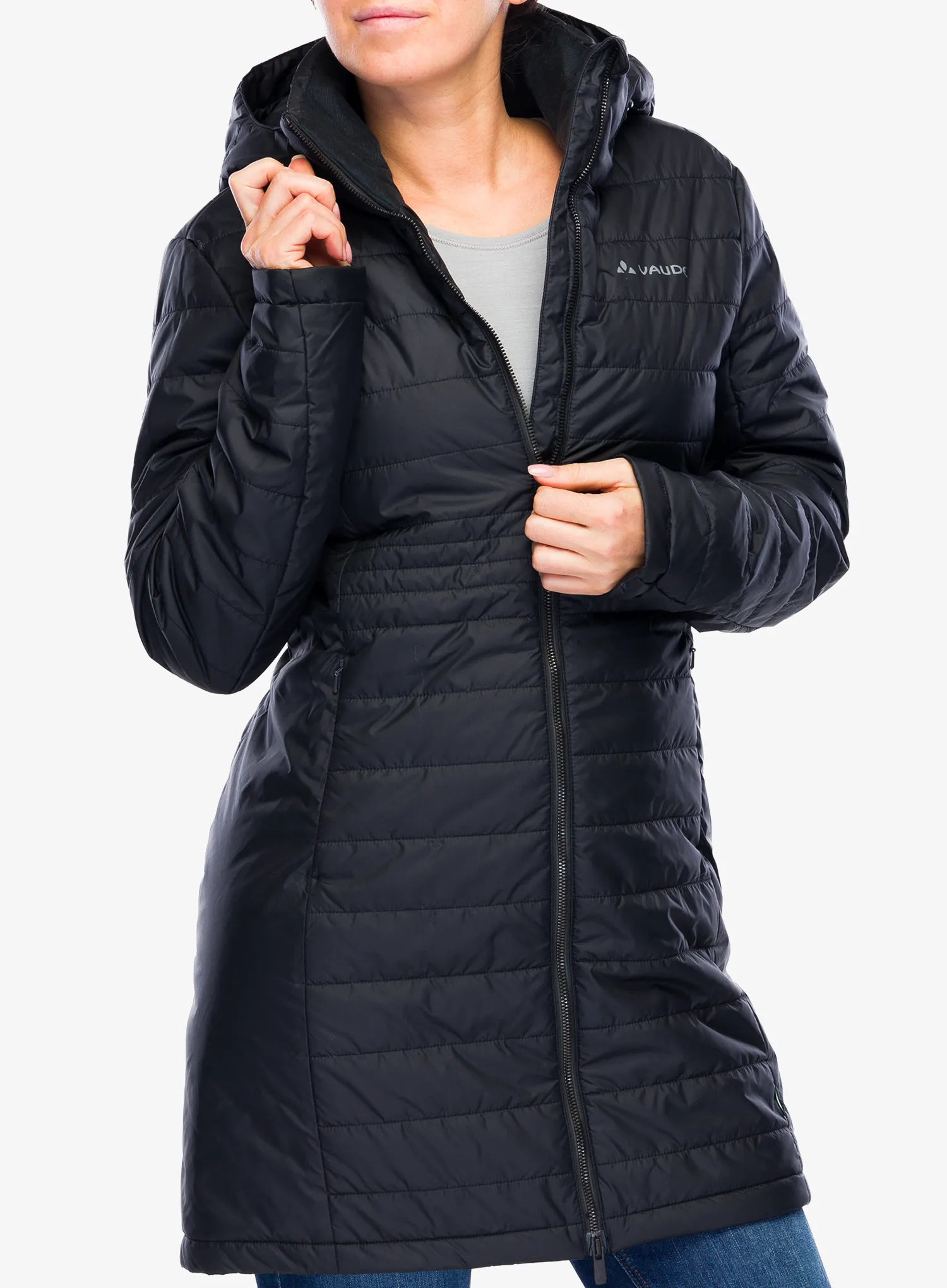 Puhast plašč Vaude Moena Insulation Parka - black