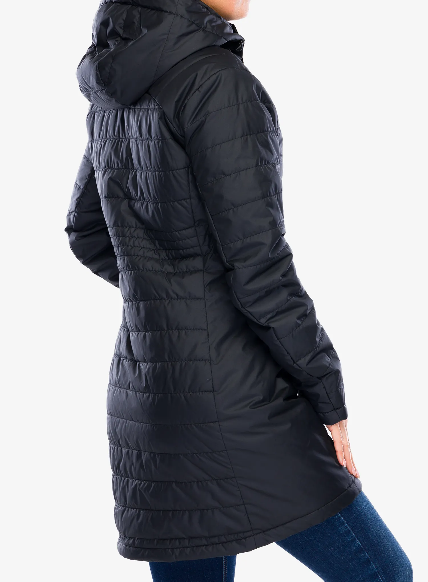 Puhast plašč Vaude Moena Insulation Parka - black