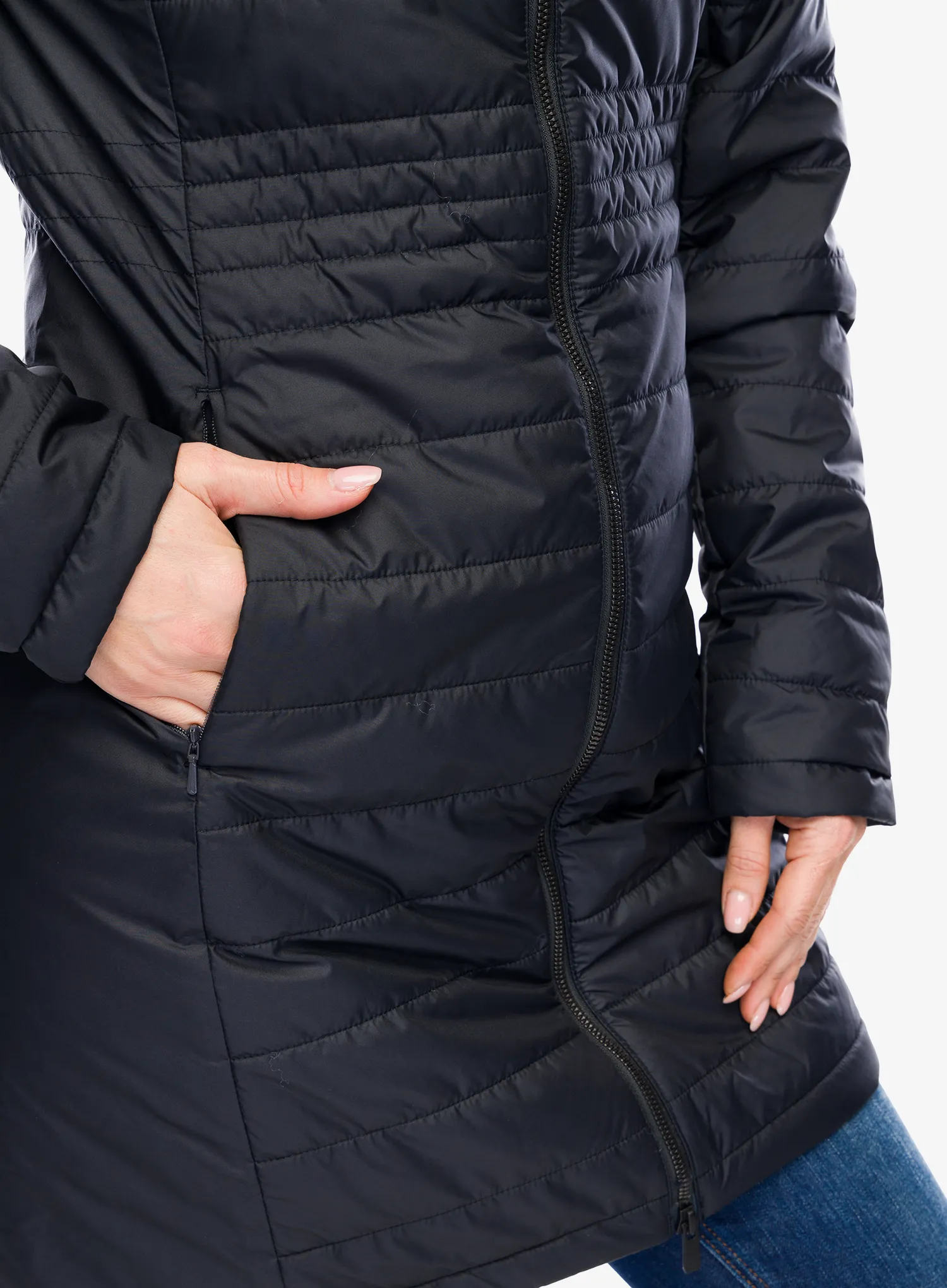 Puhast plašč Vaude Moena Insulation Parka - black