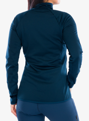 Ženski flis Vaude Monviso Fleece FZ Jacket II - dark sea