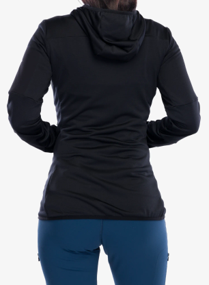 Ženski flis Vaude Monviso Fleece Jacket II - black