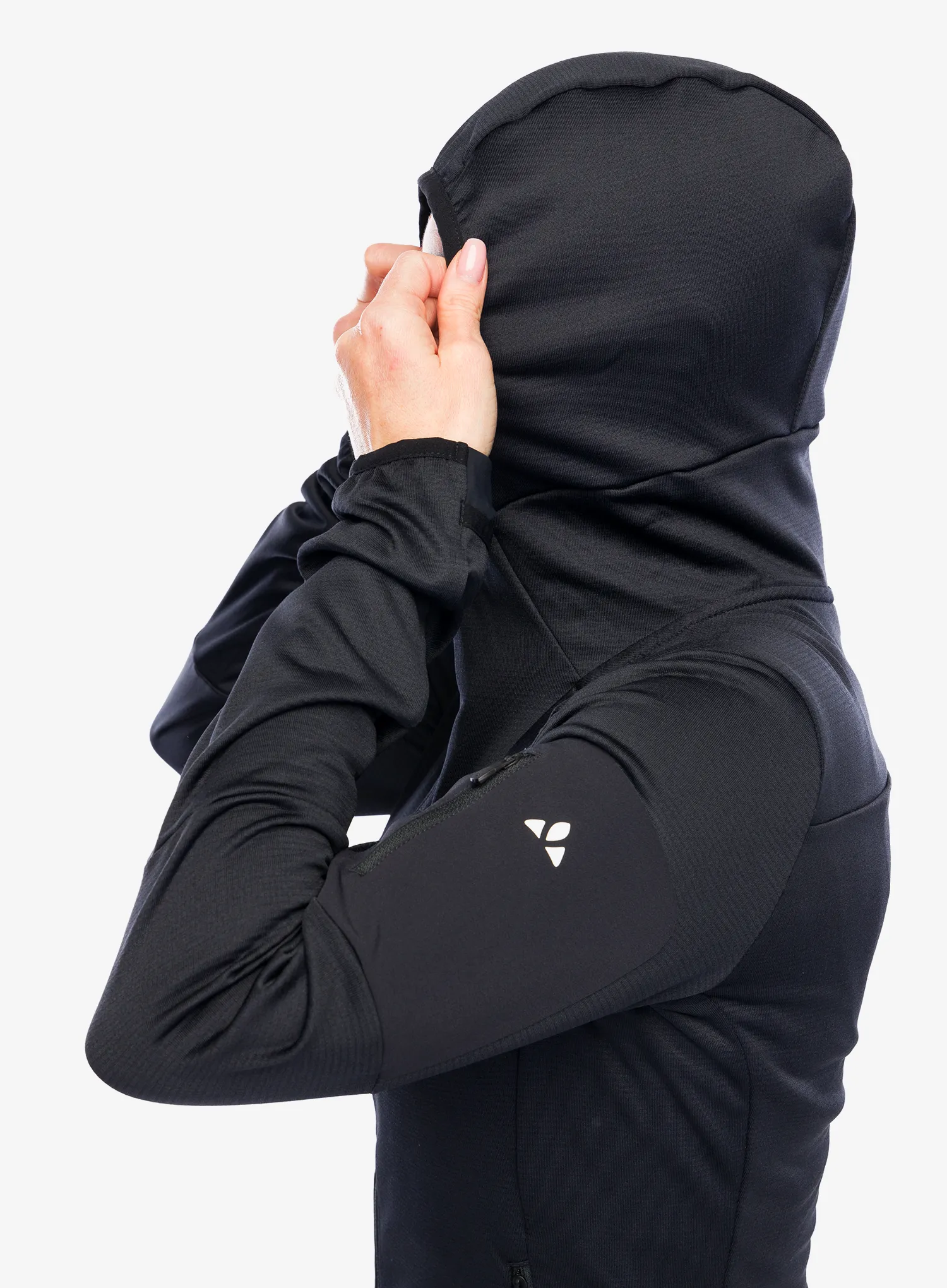 Ženski flis Vaude Monviso Fleece Jacket II - black