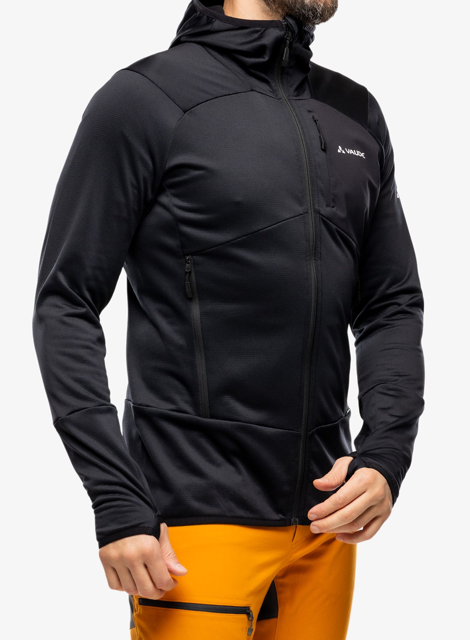 Flis Vaude Monviso Fleece Jacket II - black