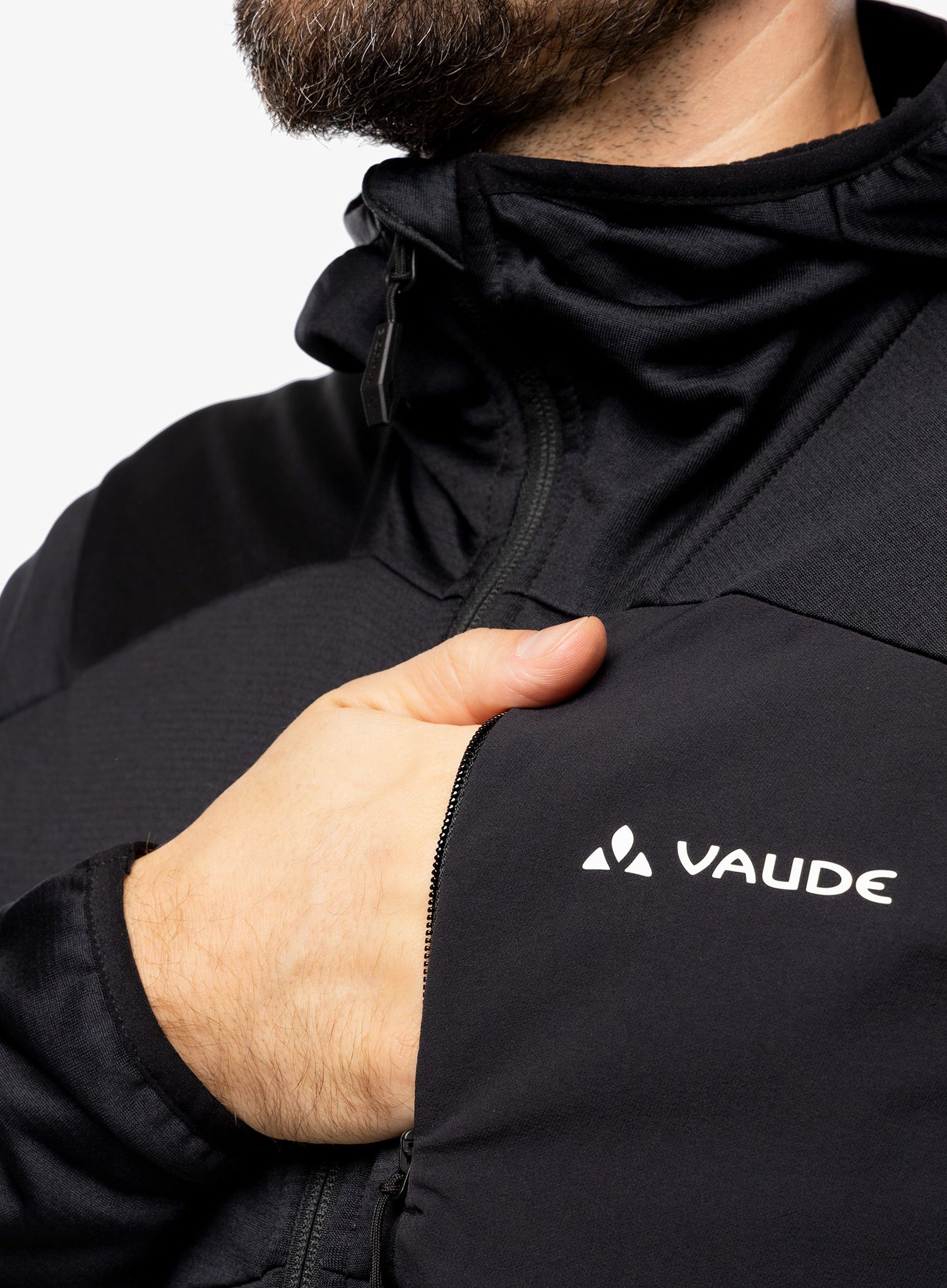 Flis Vaude Monviso Fleece Jacket II - black