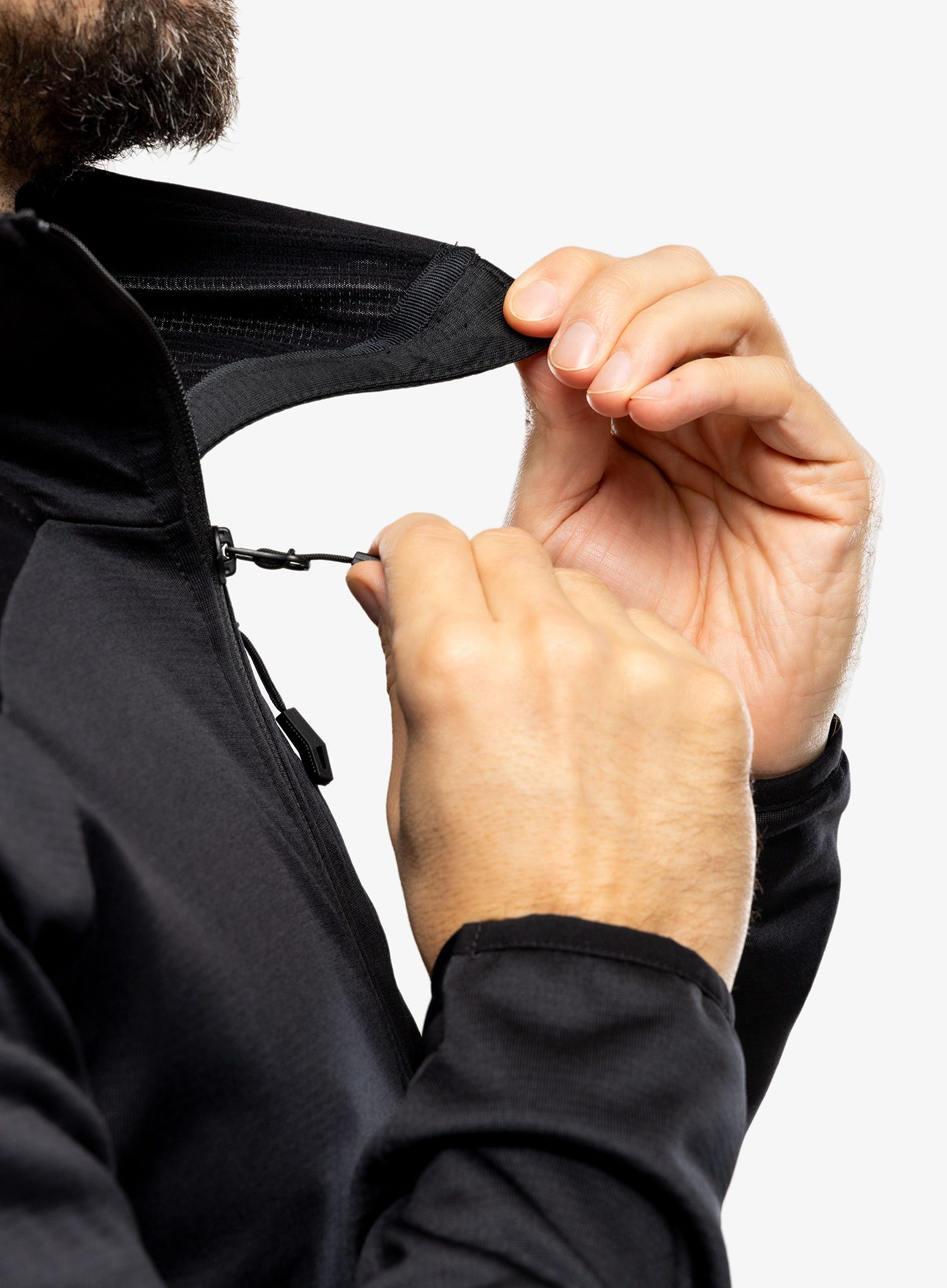 Flis Vaude Monviso Fleece Jacket II - black