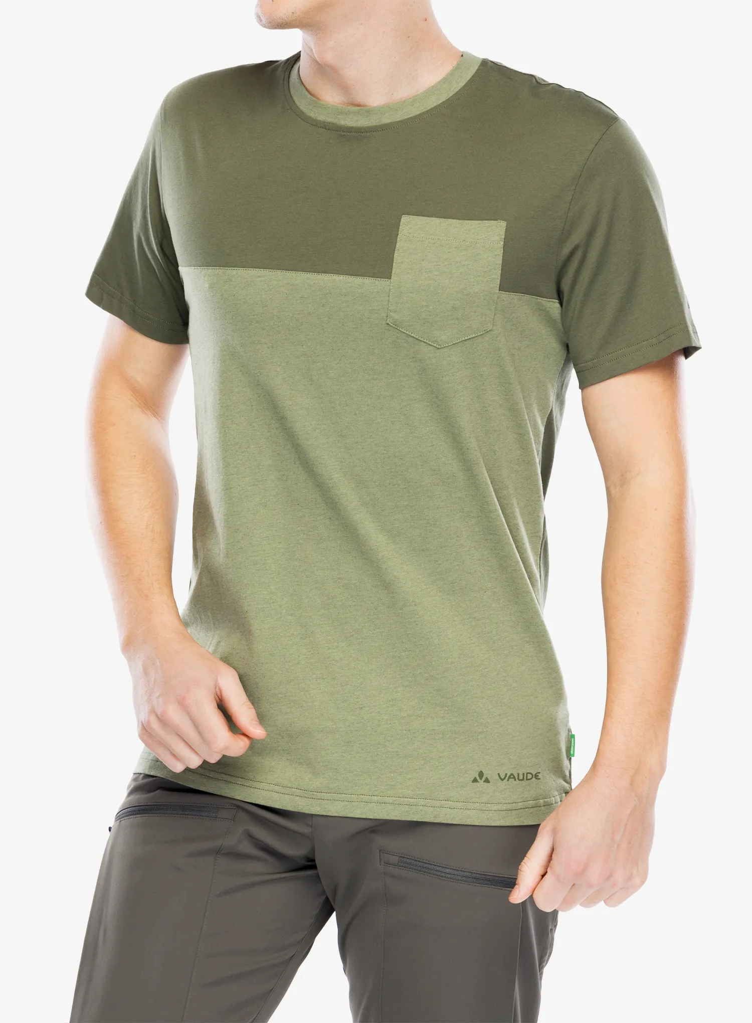 Bombažna majica Vaude Nevis Shirt III - cedar wood