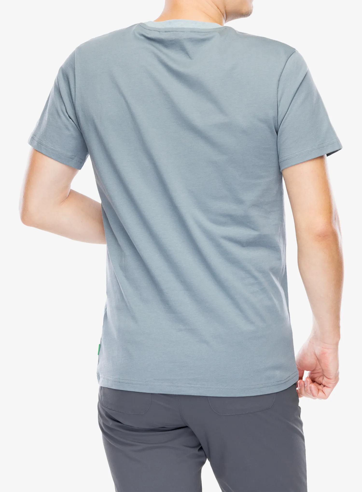 Bombažna majica Vaude Nevis Shirt III - nordic blue