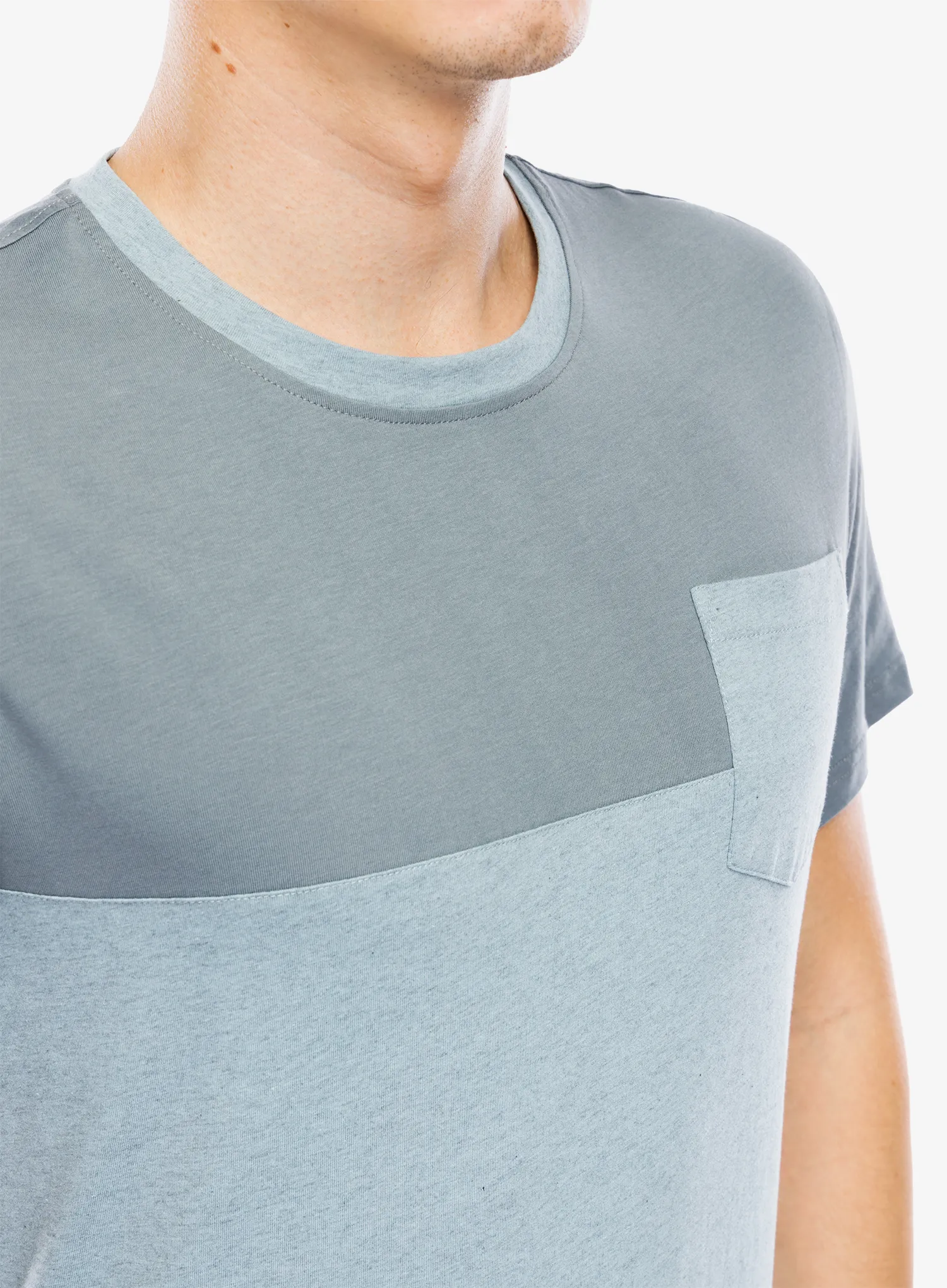 Bombažna majica Vaude Nevis Shirt III - nordic blue