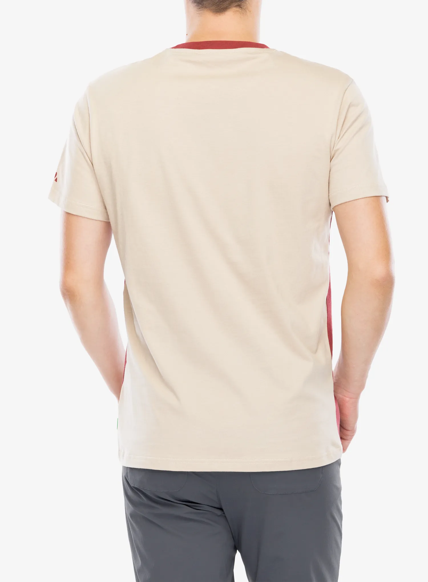 Bombažna majica Vaude Nevis Shirt III - redeva