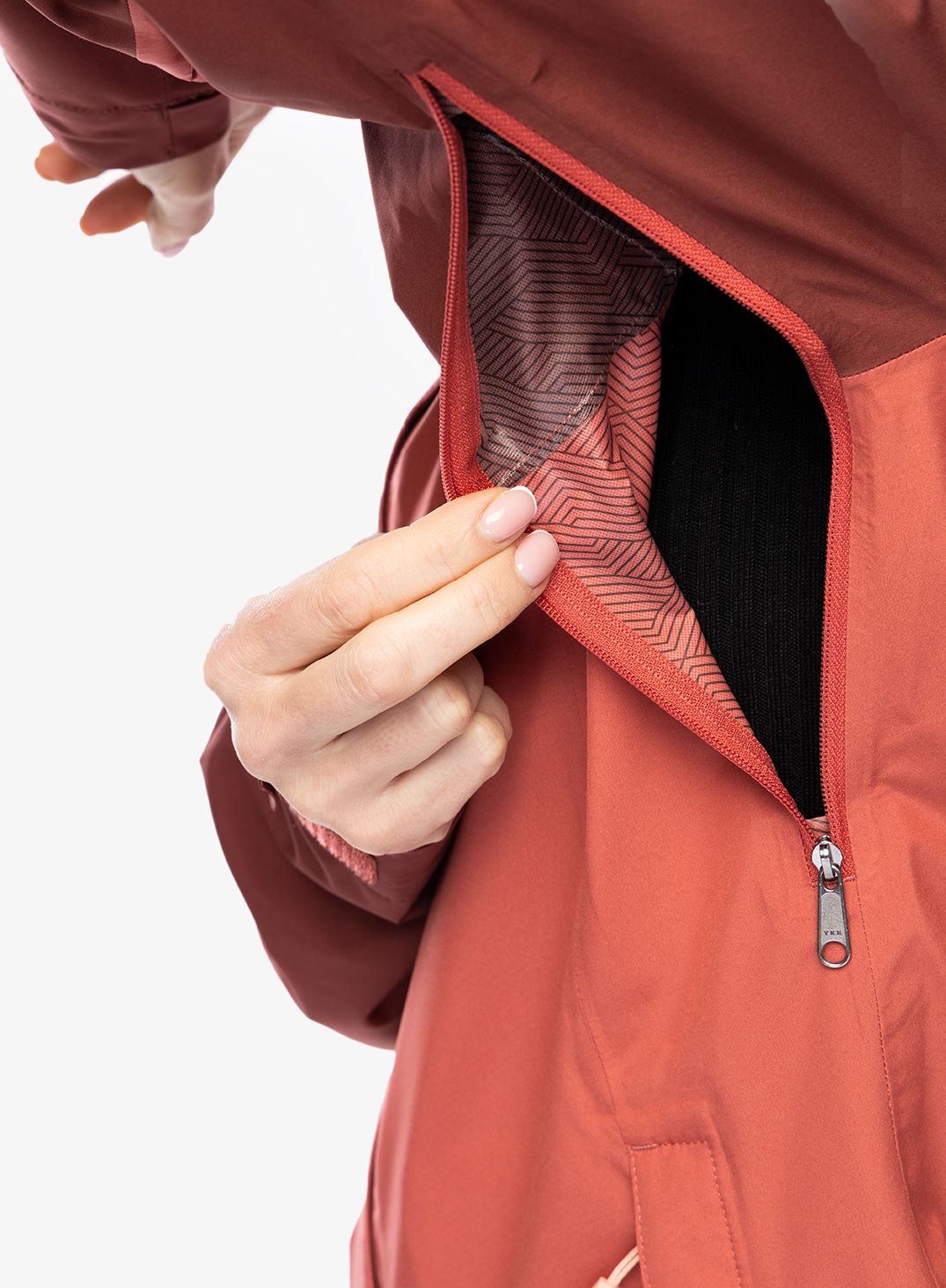 Ženska nepremočljiva jakna Vaude Neyland 2.5L Jacket - brick