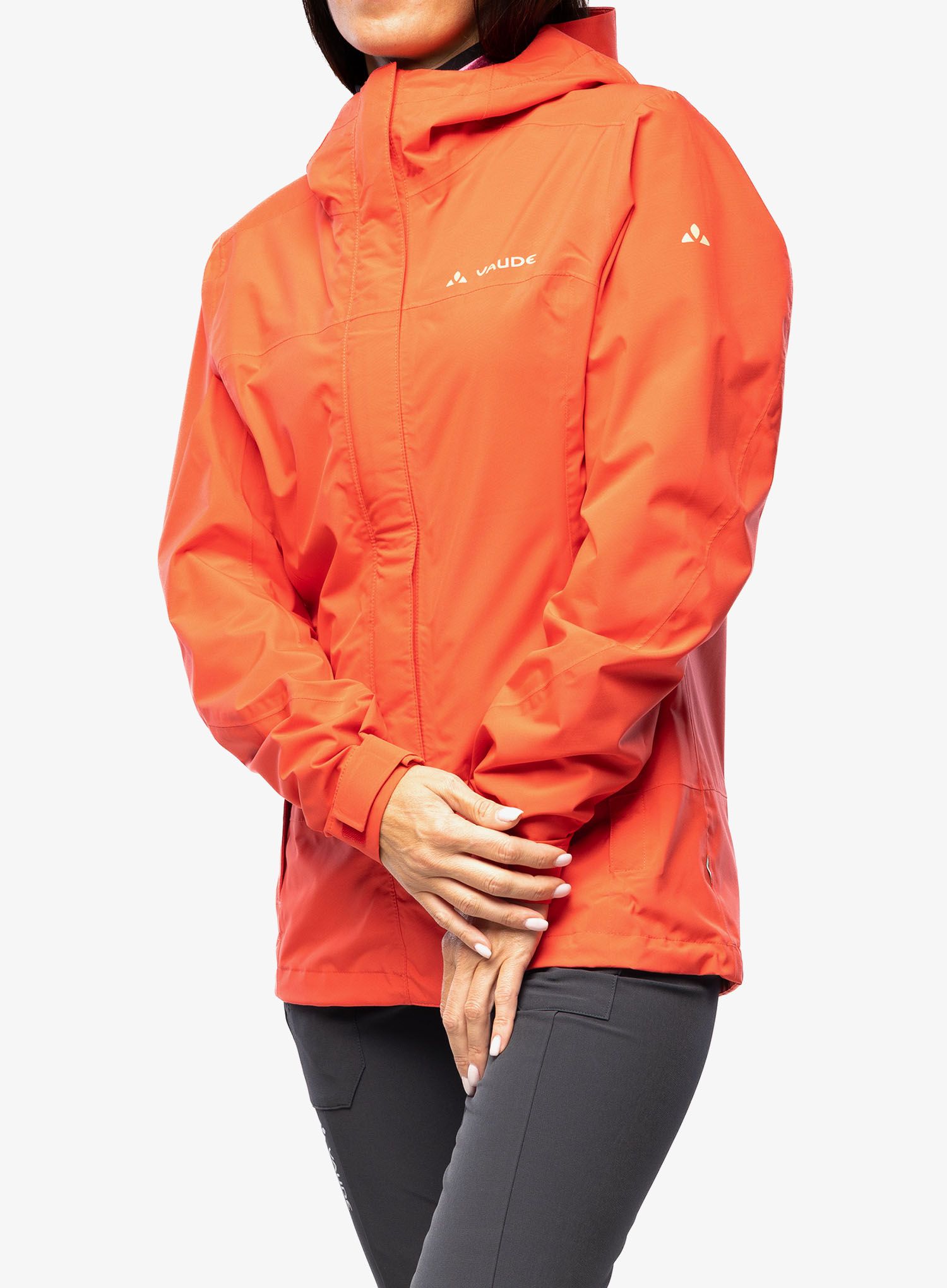 Ženska nepremočljiva jakna Vaude Neyland 2.5L Jacket - flame