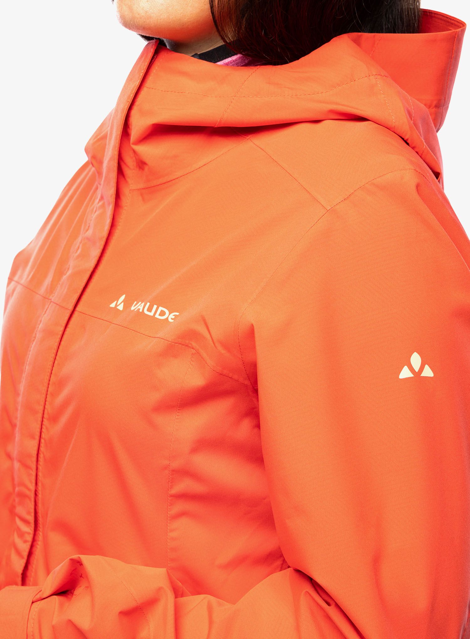 Ženska nepremočljiva jakna Vaude Neyland 2.5L Jacket - flame