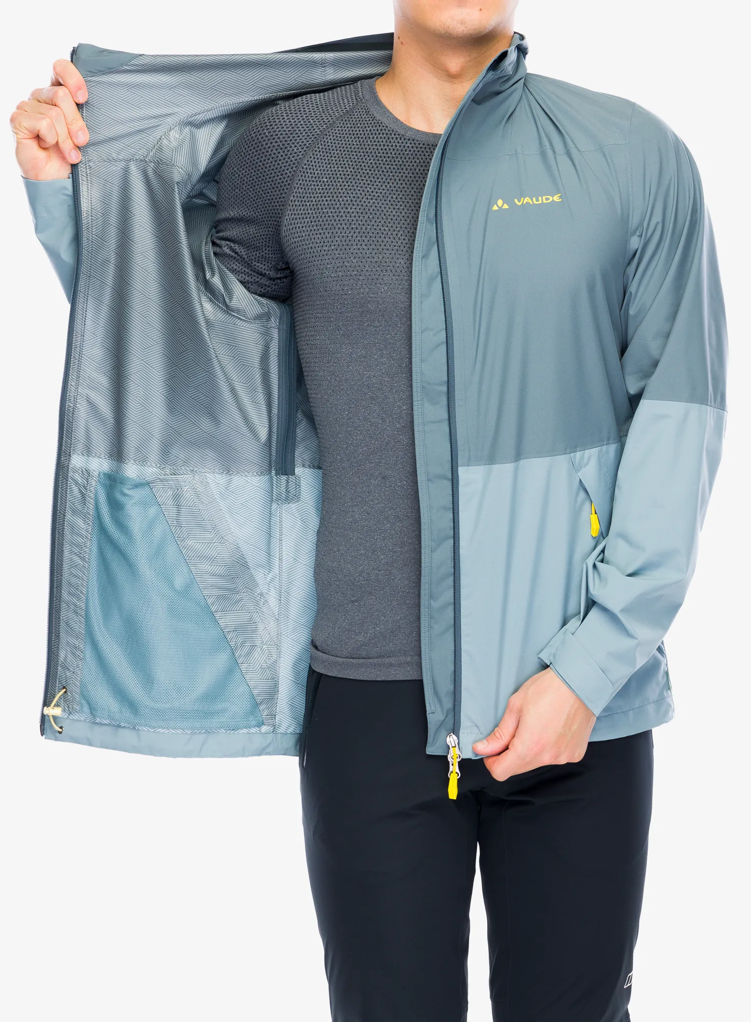 Nepremočljiva jakna Vaude Neyland 2.5L Jacket - heron