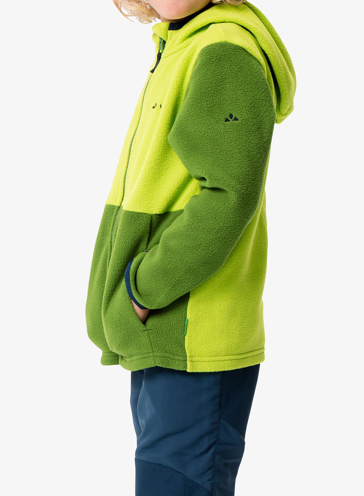 Otroška jopica Vaude Pulex Hooded Jacket II - cactus