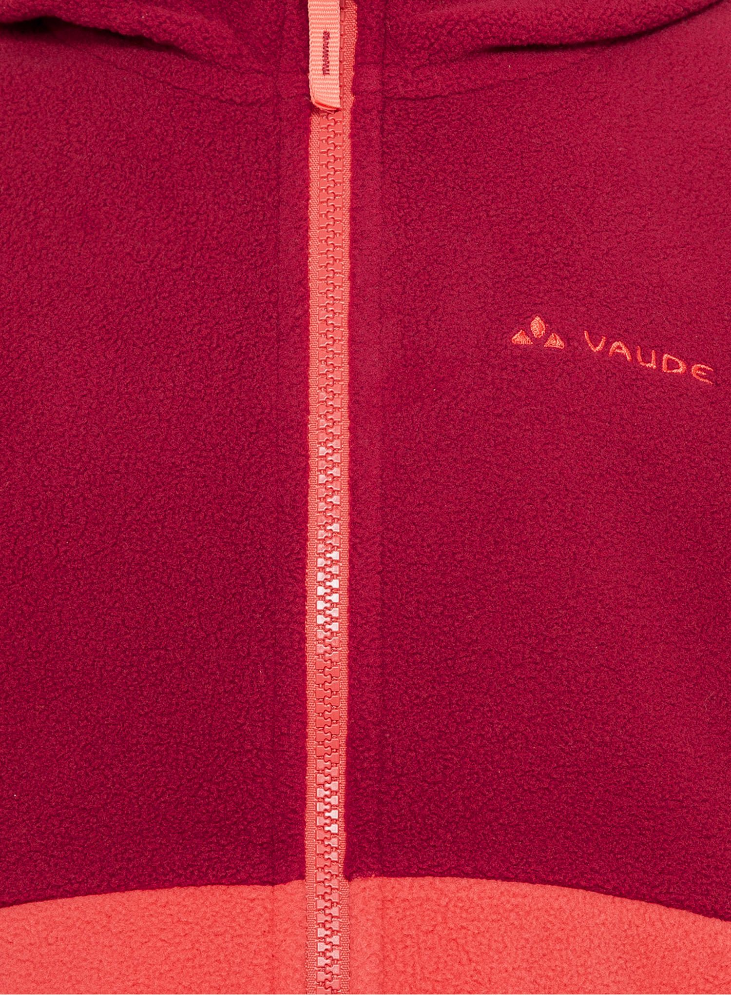 Otroška jopica Vaude Pulex Hooded Jacket II - hot chili
