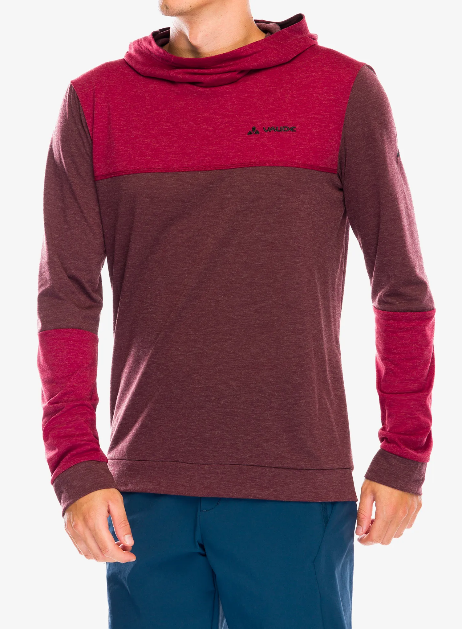Jopica s kapuco Vaude Qimsa Hoody - dark oak