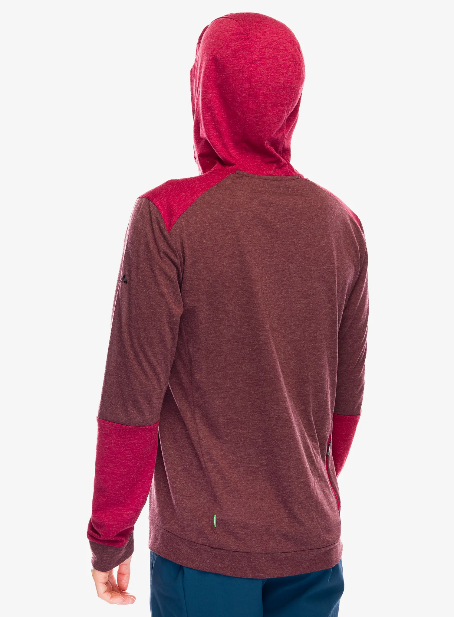 Jopica s kapuco Vaude Qimsa Hoody - dark oak