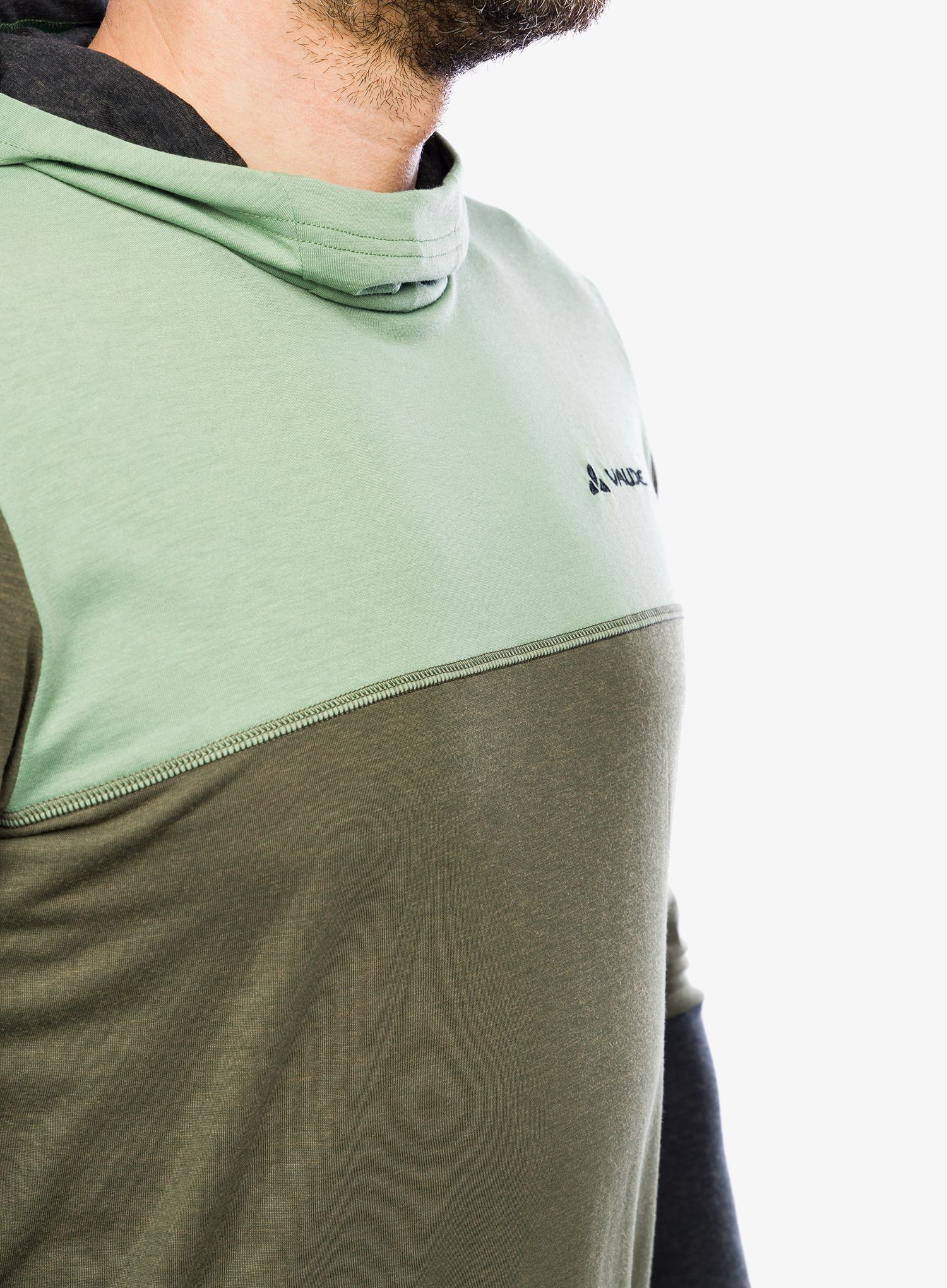 Jopica s kapuco Vaude Qimsa Hoody - khaki