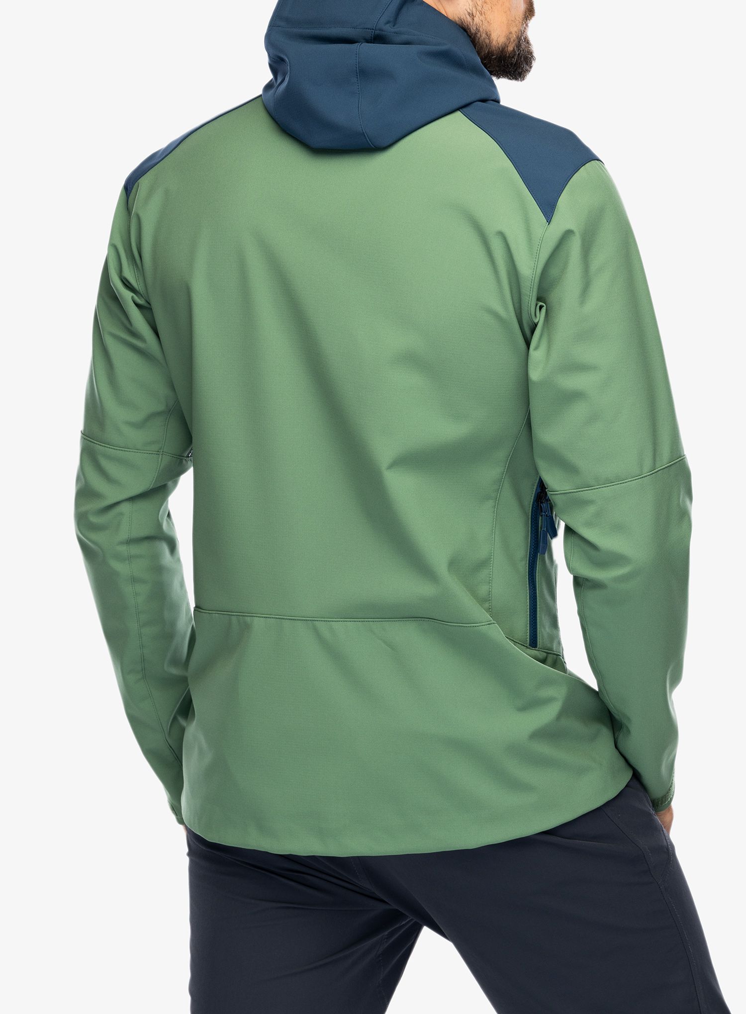 Softshell jakna Vaude Roccia Softshell Jacket II - woodland/dark sea