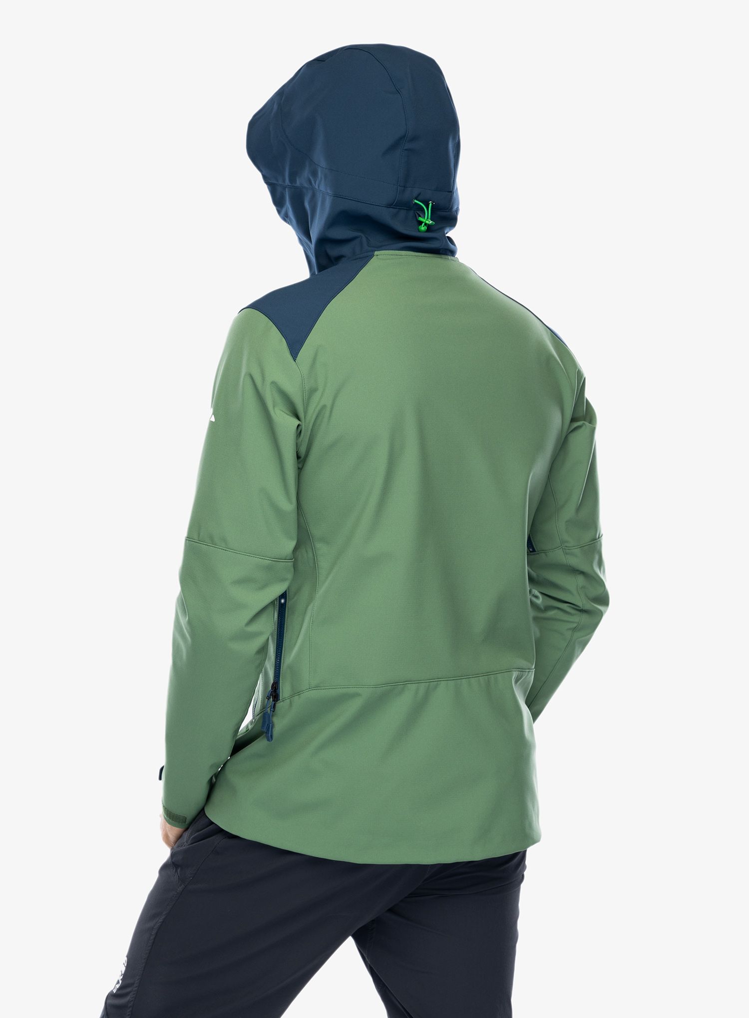 Softshell jakna Vaude Roccia Softshell Jacket II - woodland/dark sea