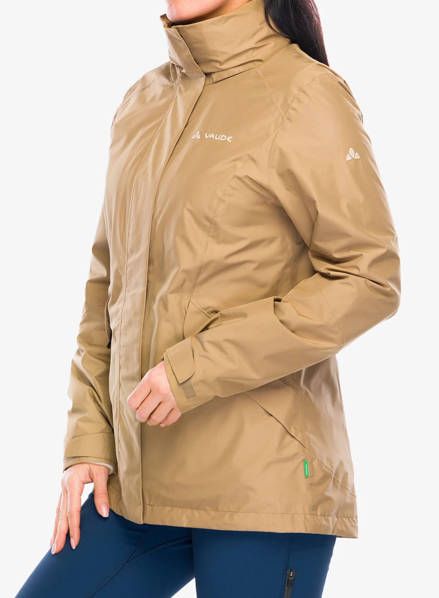 Ženska jakna Vaude Rosemoor 3in1 Jacket II - oat