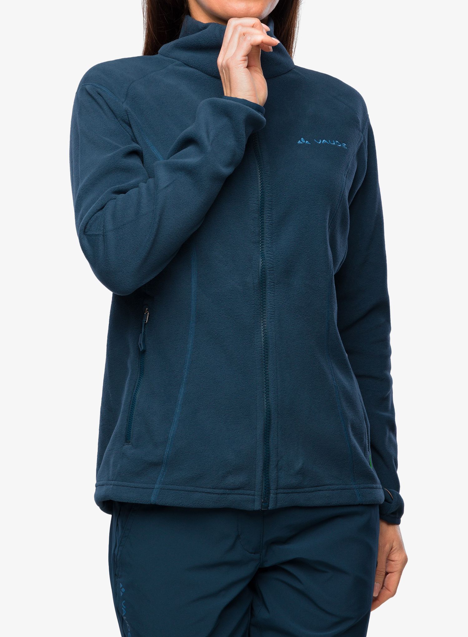 Ženski flis Vaude Rosemoor Fleece Jacket II - dark sea