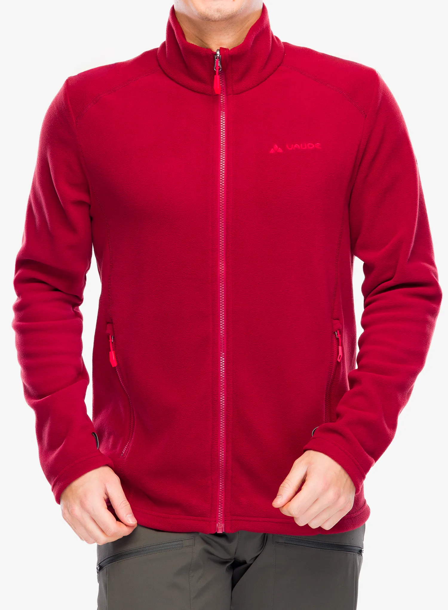 Flis Vaude Rosemoor Fleece Jacket II - carmine uni