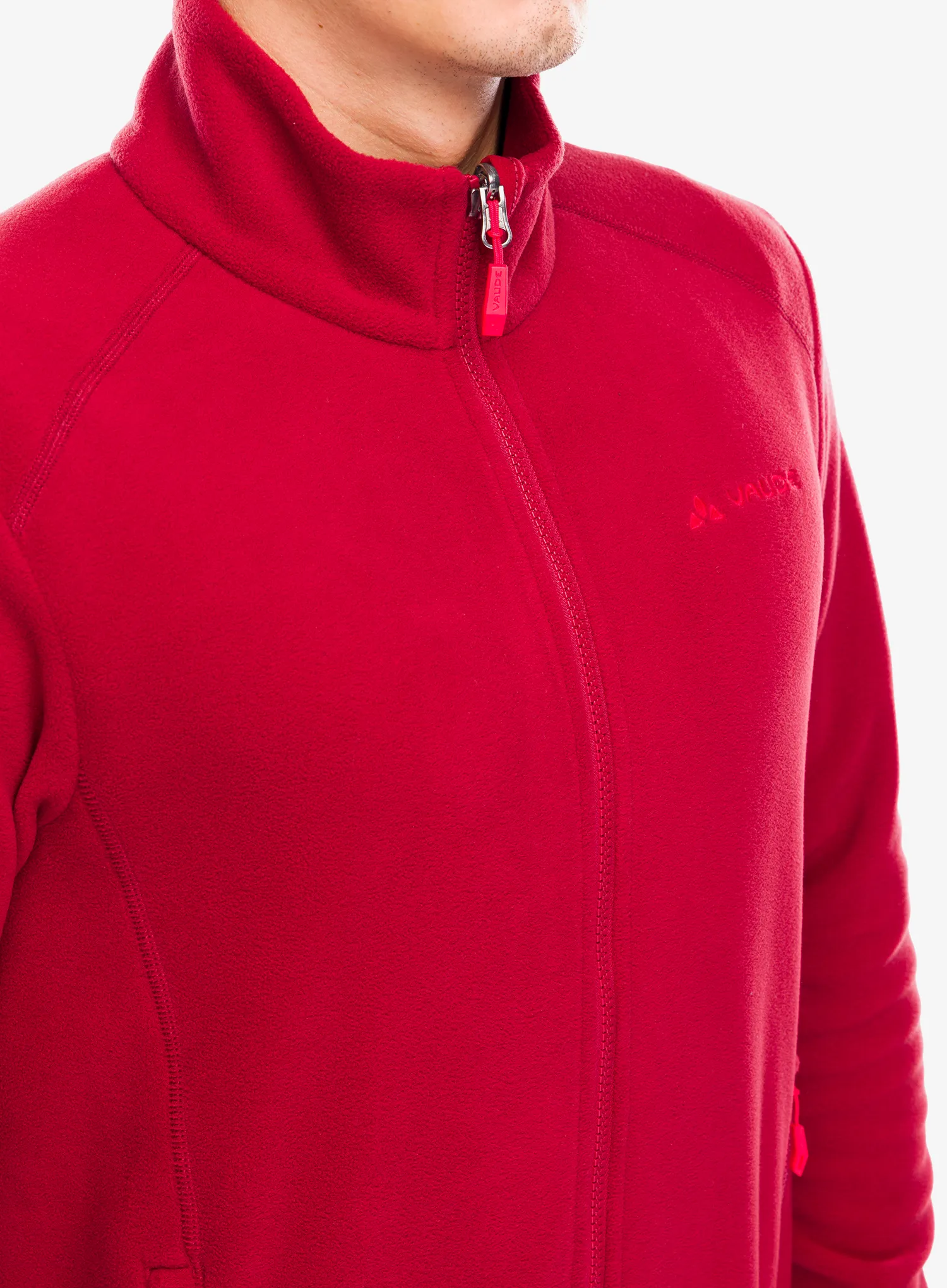 Flis Vaude Rosemoor Fleece Jacket II - carmine uni